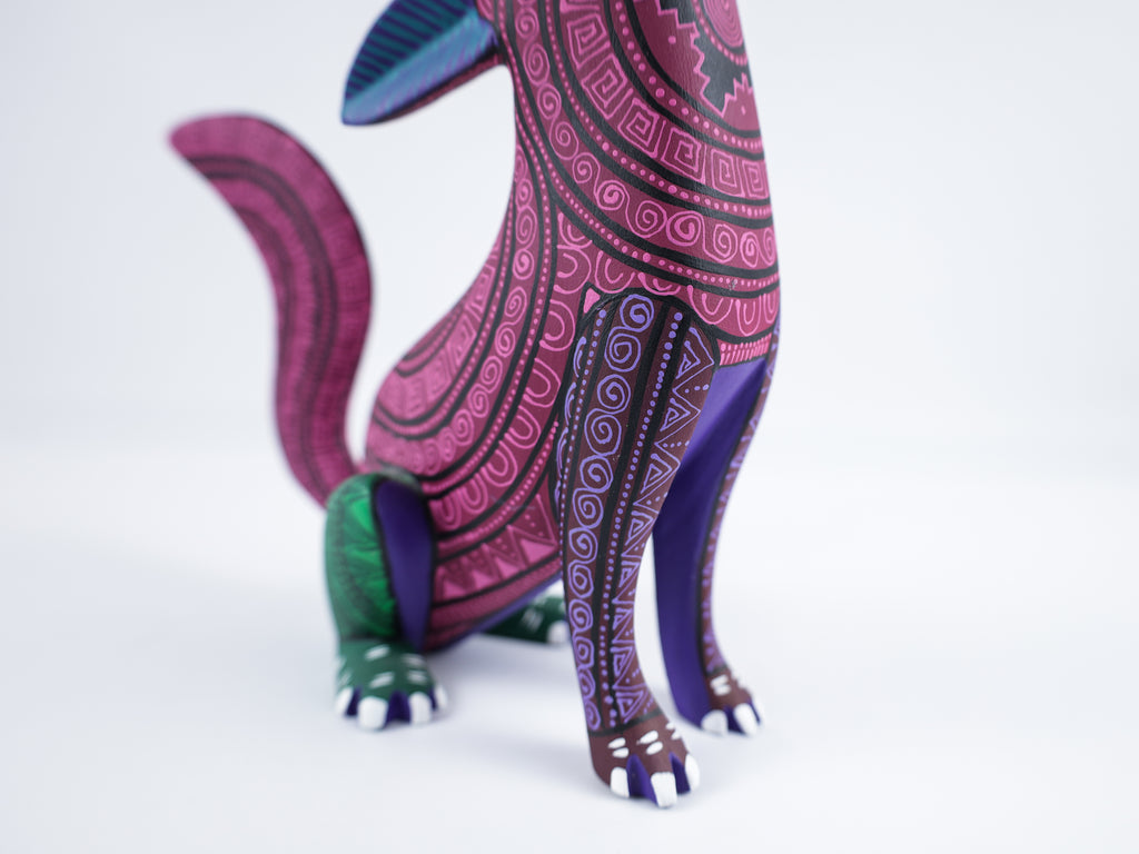 Wolf Alebrije Oaxacan Wood Carving