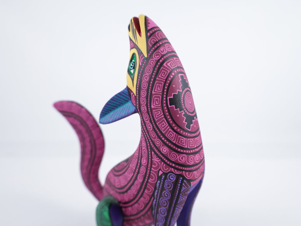 Wolf Alebrije Oaxacan Wood Carving