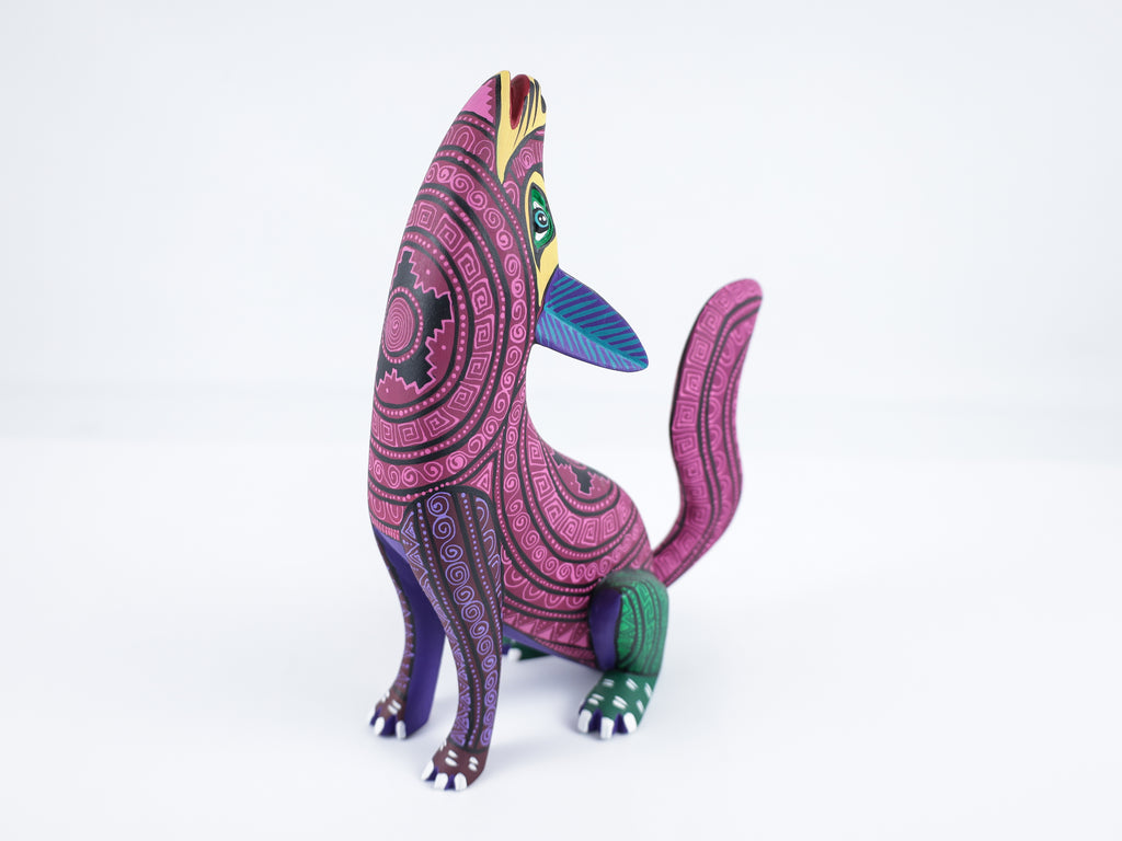 Wolf Alebrije Oaxacan Wood Carving
