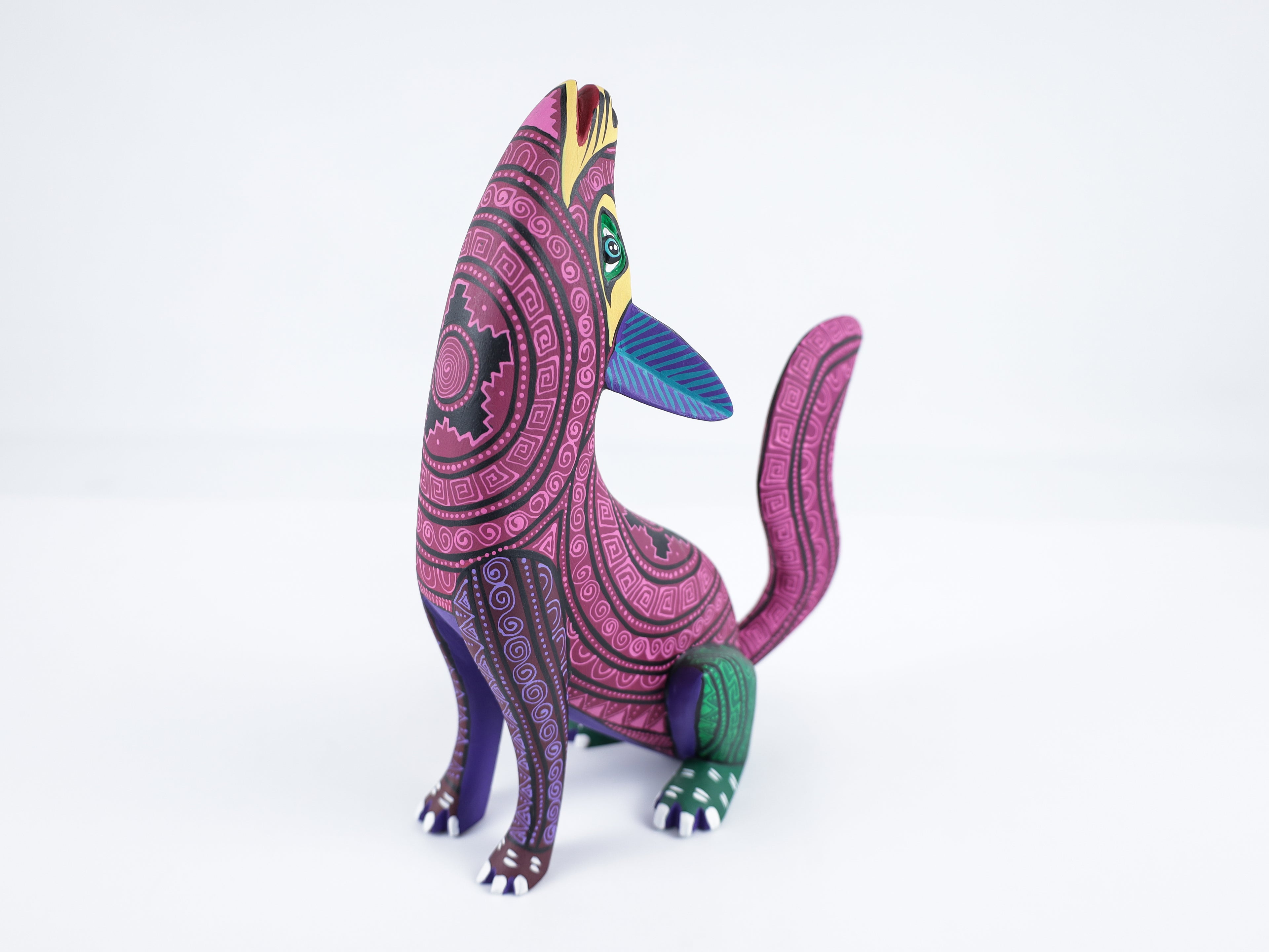 Wolf Alebrije Oaxacan Wood Carving