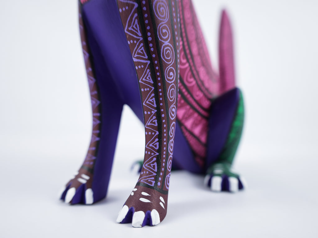 Wolf Alebrije Oaxacan Wood Carving