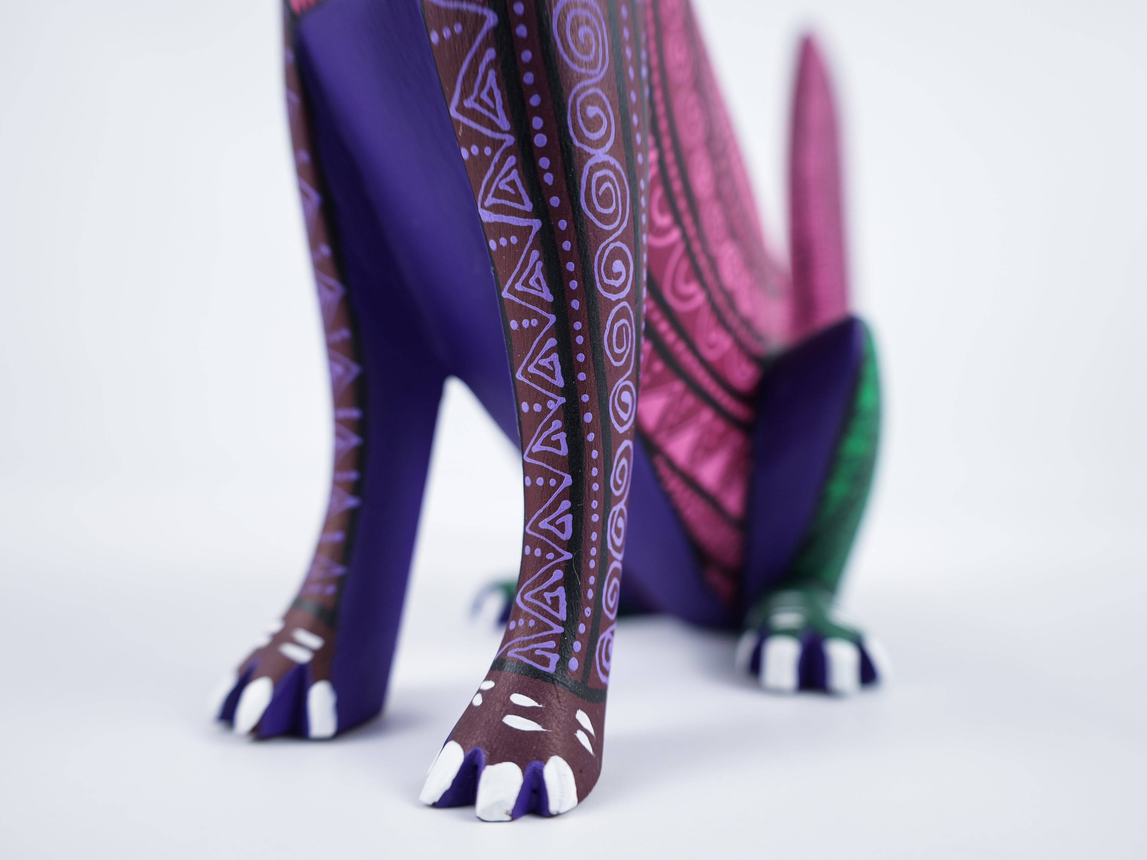 Wolf Alebrije Oaxacan Wood Carving