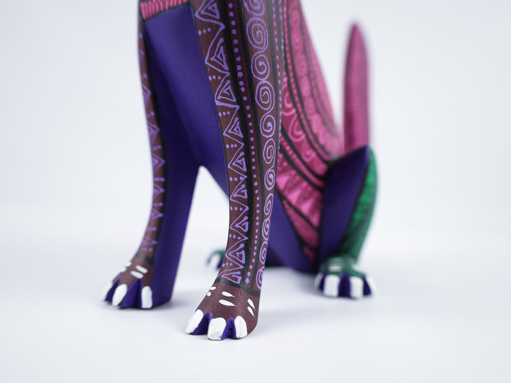 Wolf Alebrije Oaxacan Wood Carving