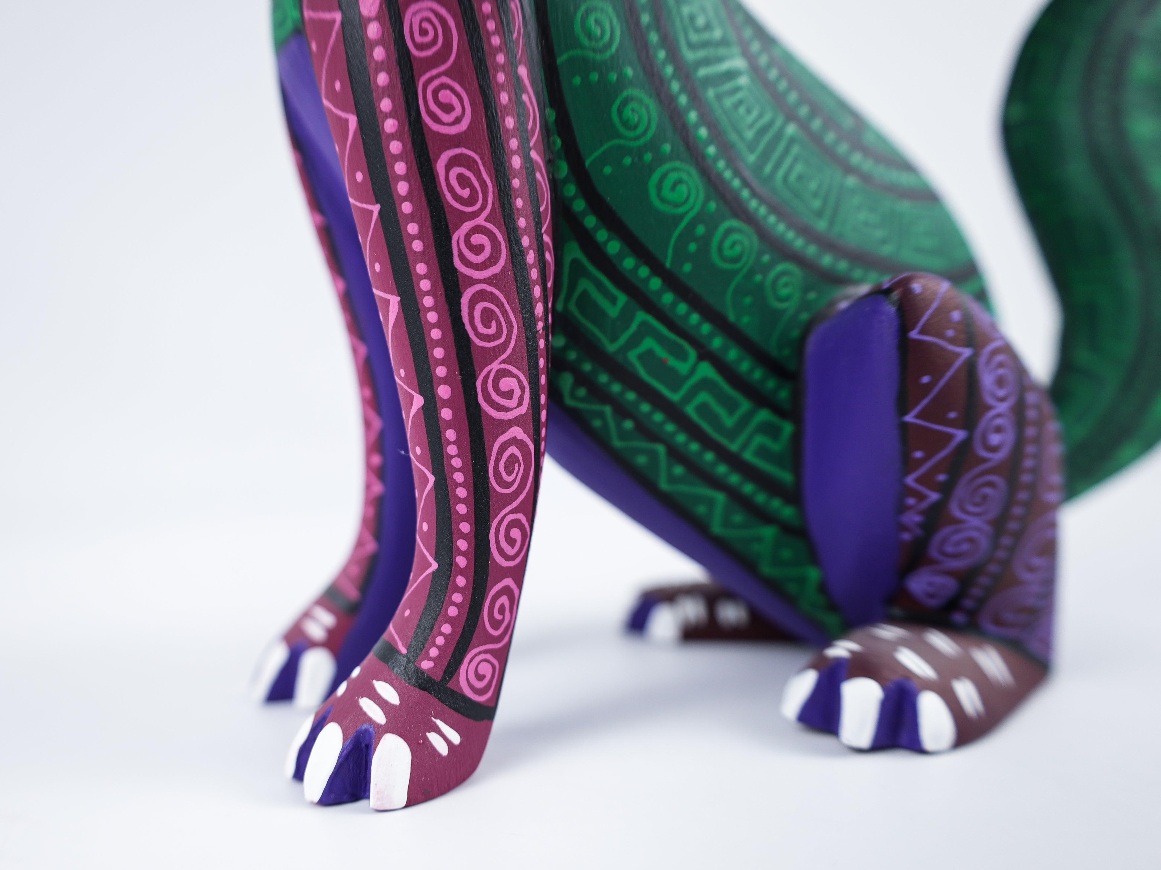 Wolf Alebrije Oaxacan Wood Carving