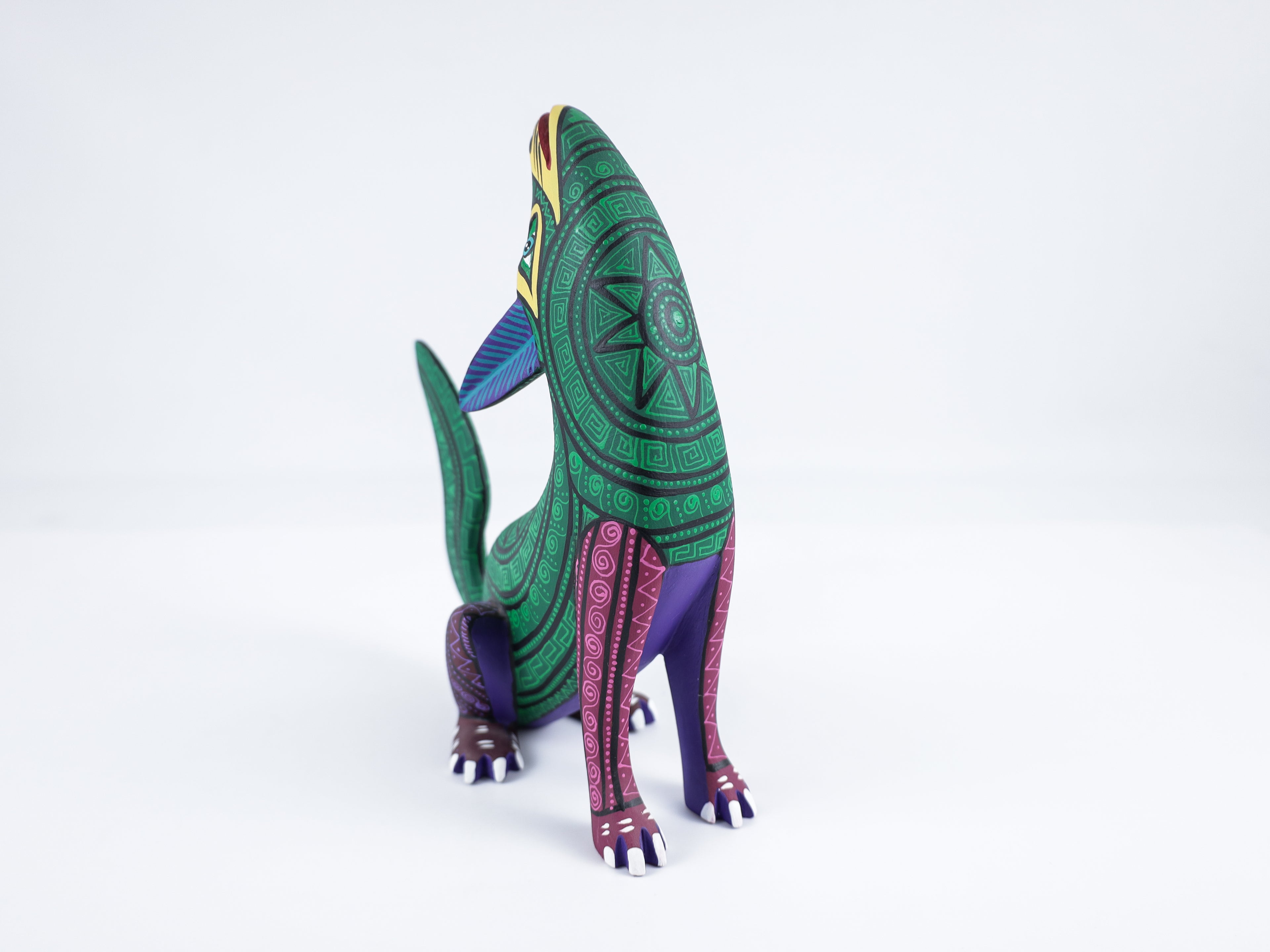 Wolf Alebrije Oaxacan Wood Carving