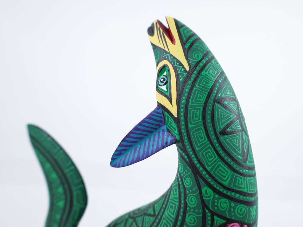 Wolf Alebrije Oaxacan Wood Carving