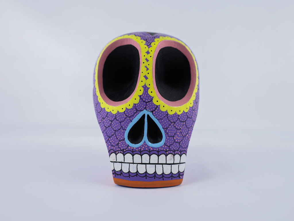 Skull Alebrije Dia de Muertos / Day of the Dead Oaxacan Wood Carving