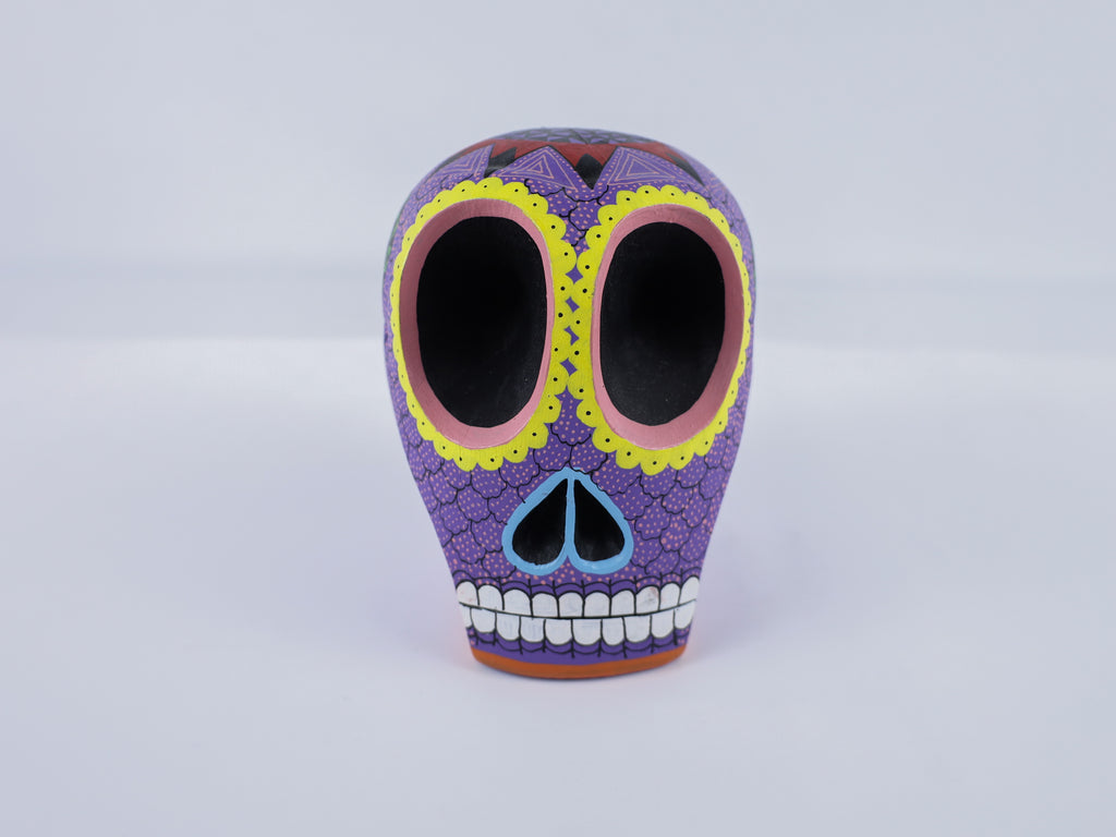 Skull Alebrije Dia de Muertos / Day of the Dead Oaxacan Wood Carving