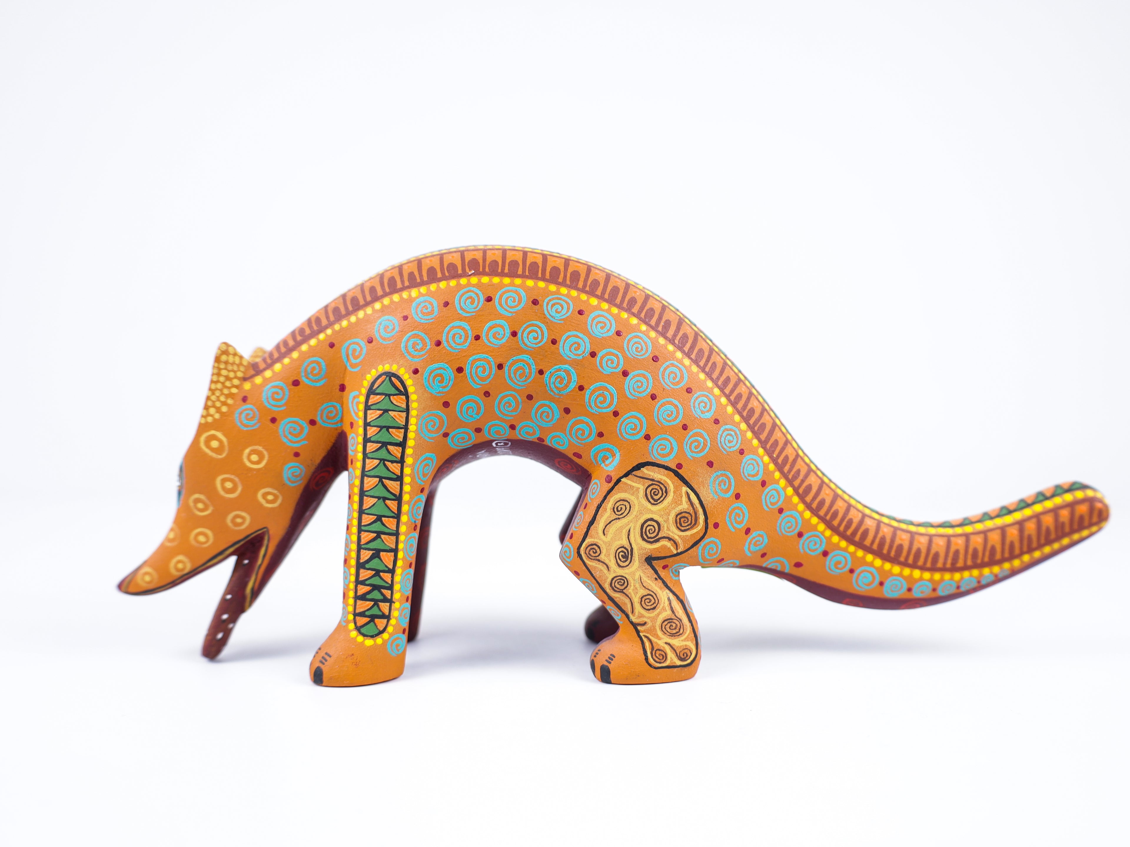 Coyote Alebrije Oaxacan Wood Carving