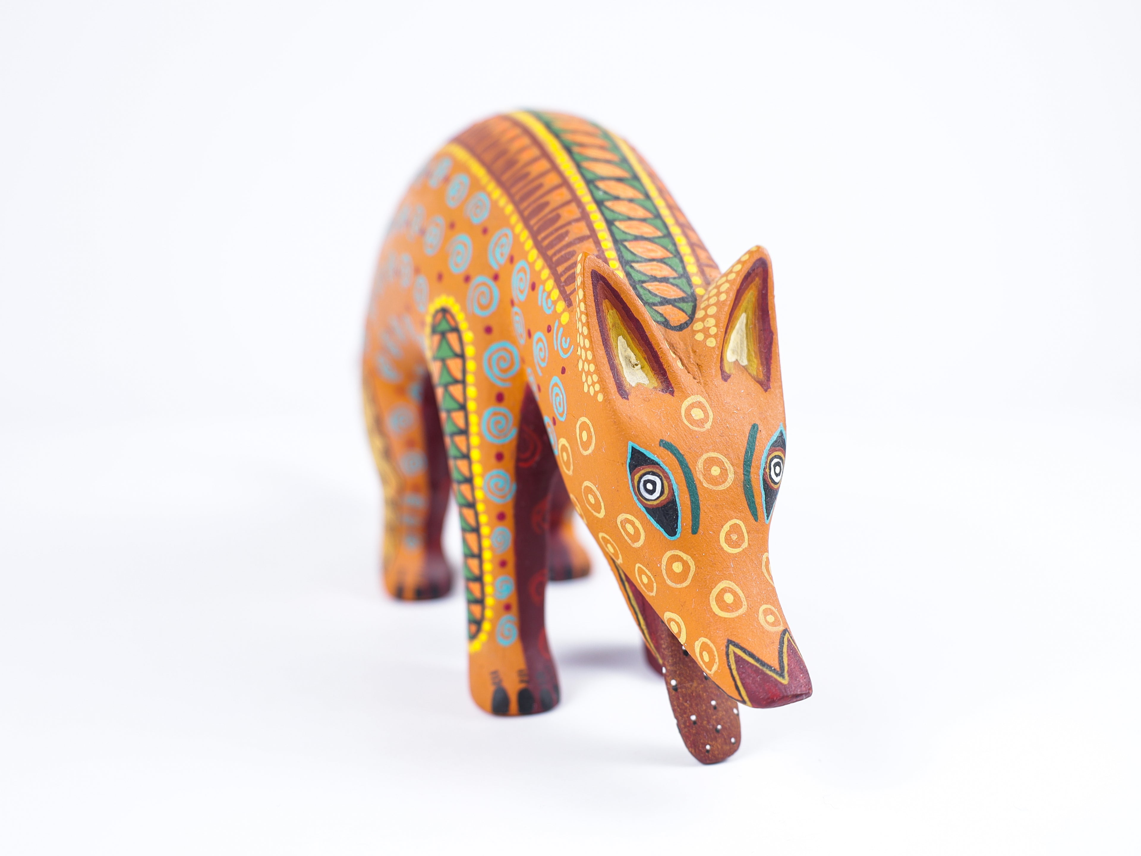 Coyote Alebrije Oaxacan Wood Carving