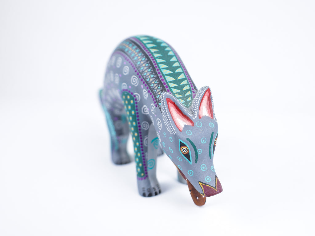 Coyote Alebrije Oaxacan Wood Carving