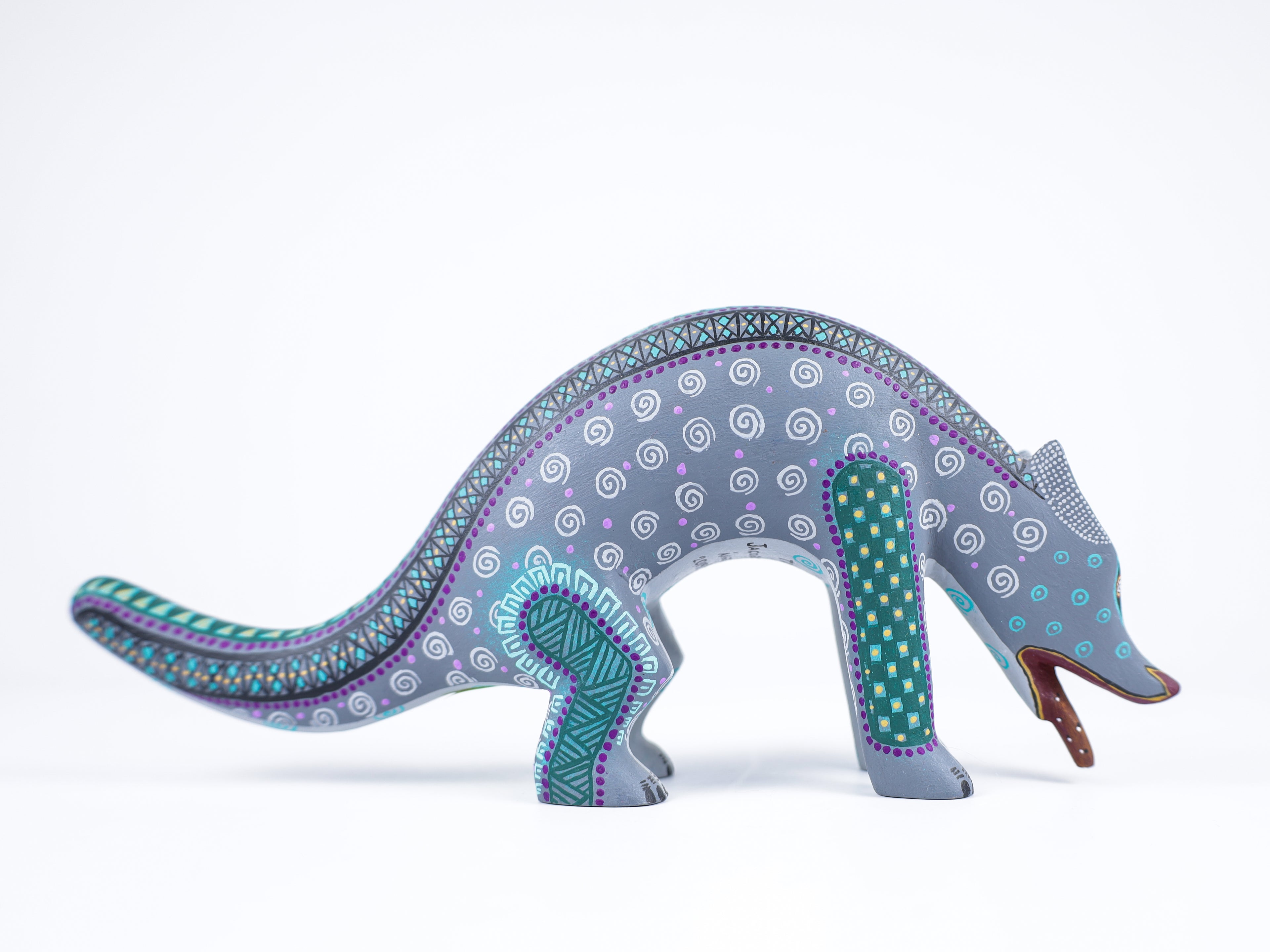Coyote Alebrije Oaxacan Wood Carving