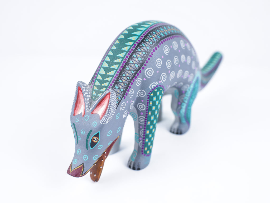 Coyote Alebrije Oaxacan Wood Carving