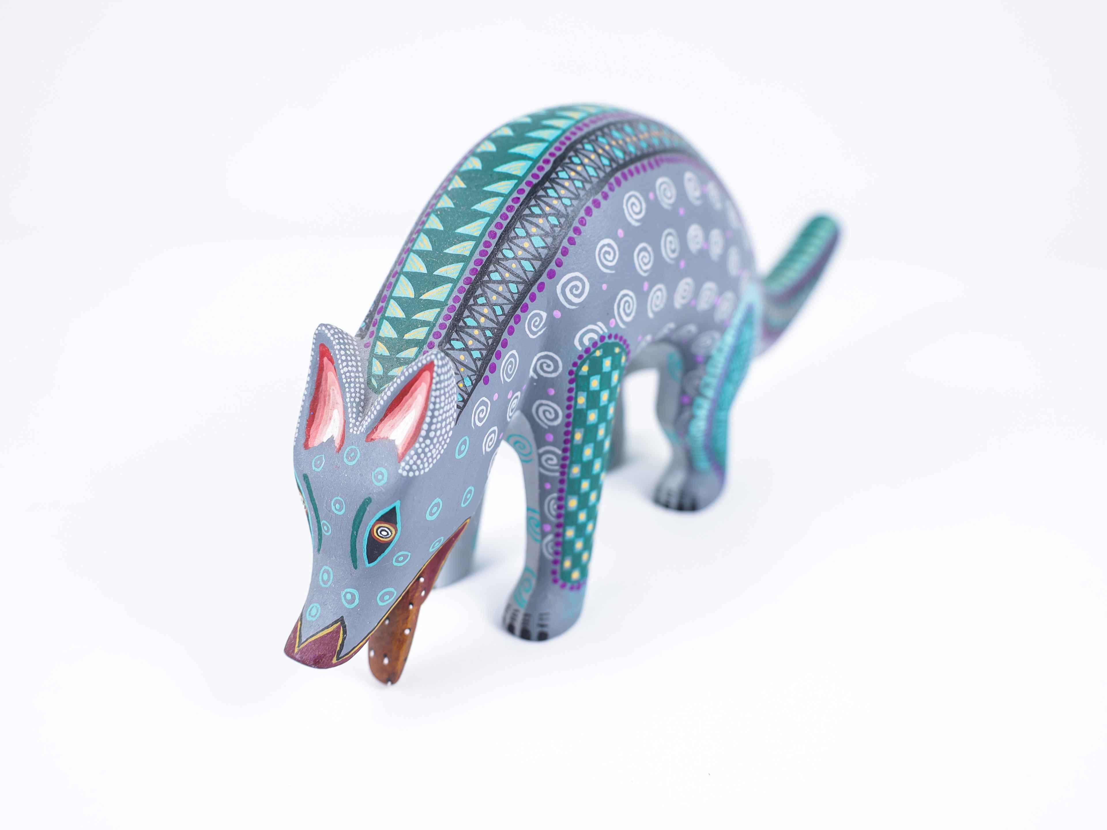 Coyote Alebrije Oaxacan Wood Carving