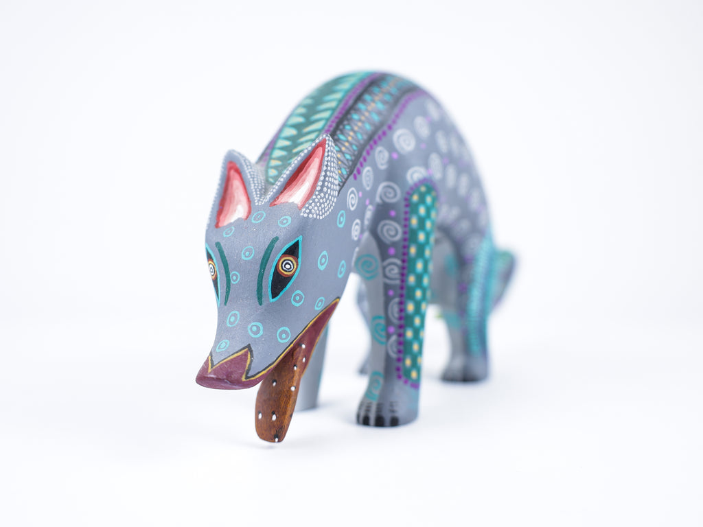 Coyote Alebrije Oaxacan Wood Carving