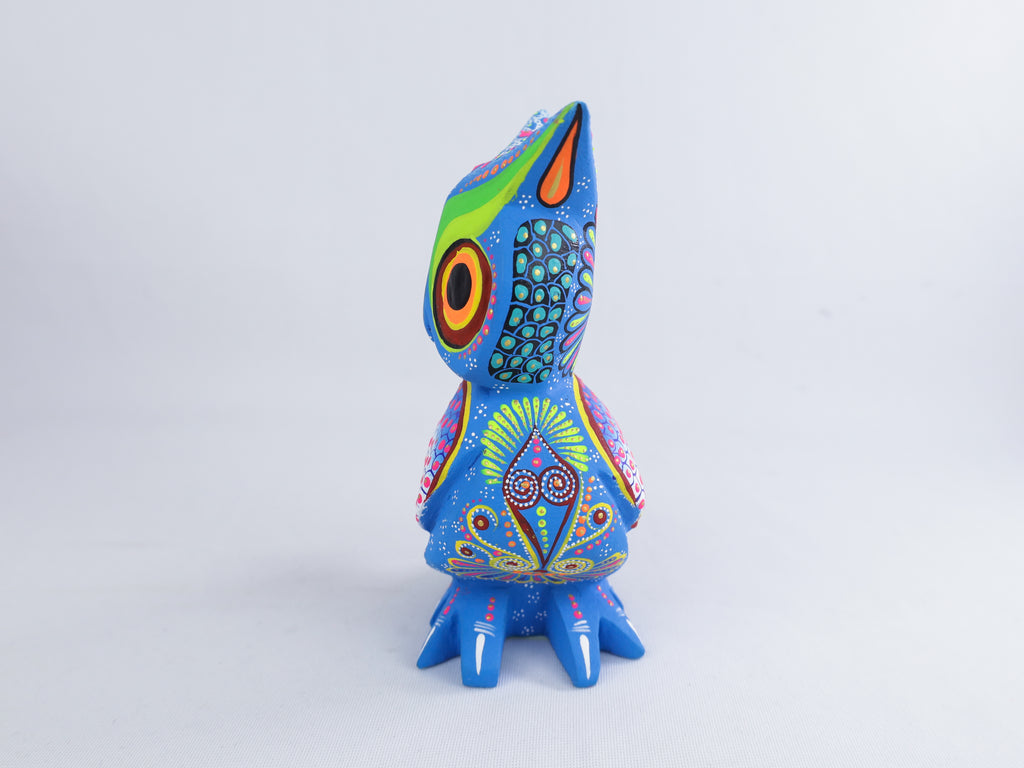 Owl Alebrije | Oaxacan Hand-Painted Copal Wood Carving | Magia Mexica