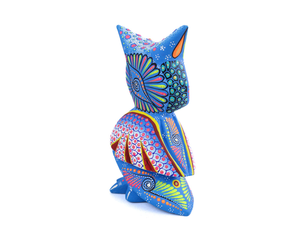 Owl Alebrije | Oaxacan Hand-Painted Copal Wood Carving | Magia Mexica