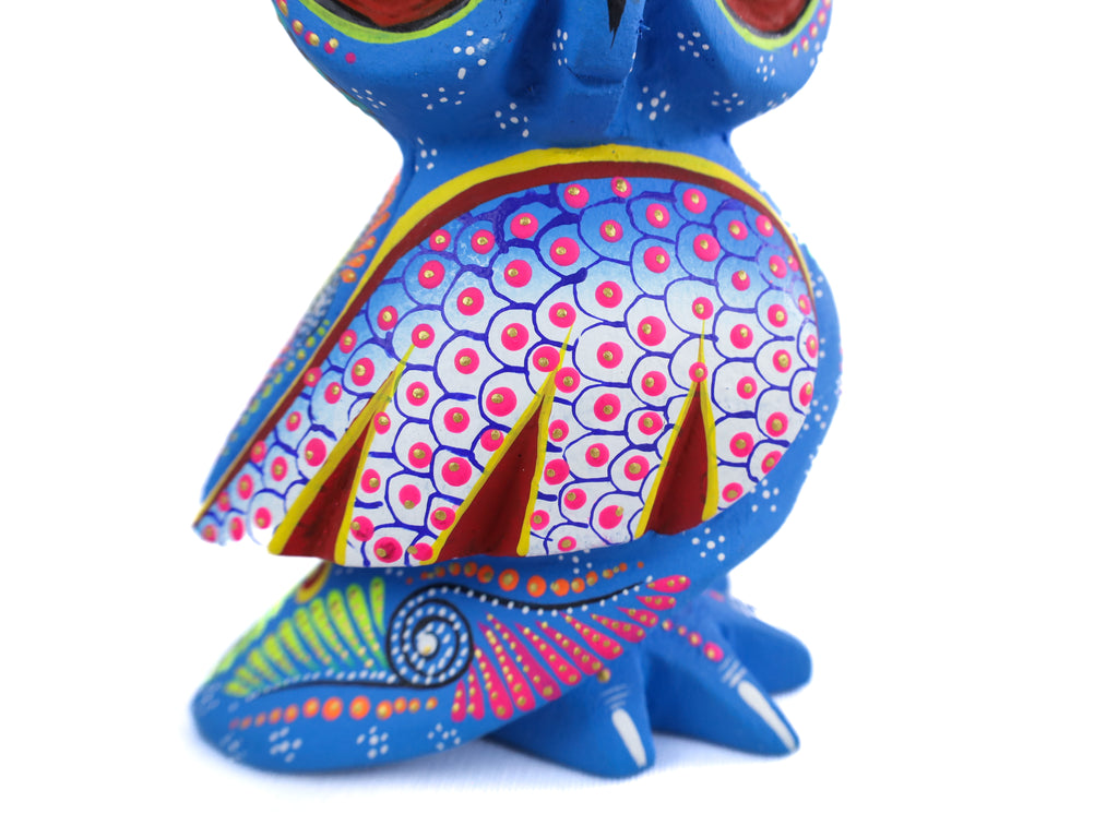 Owl Alebrije | Oaxacan Hand-Painted Copal Wood Carving | Magia Mexica