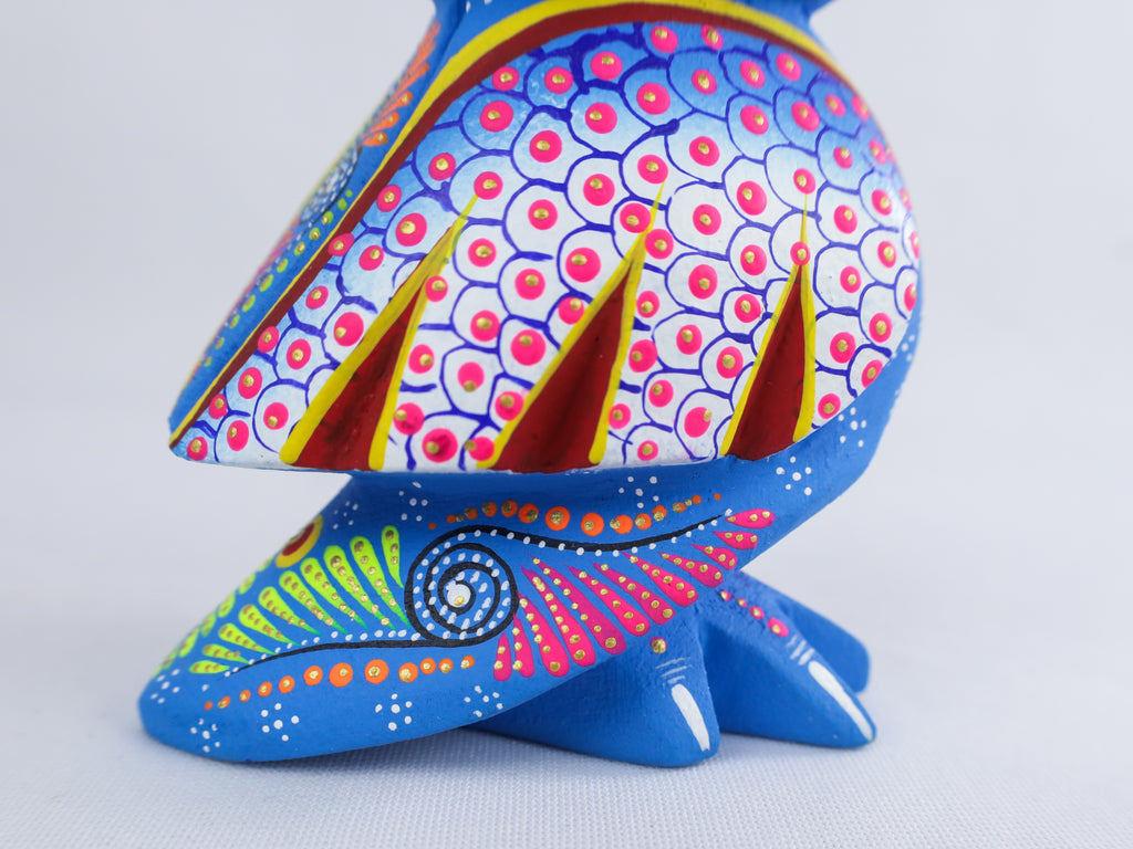 Owl Alebrije | Oaxacan Hand-Painted Copal Wood Carving | Magia Mexica