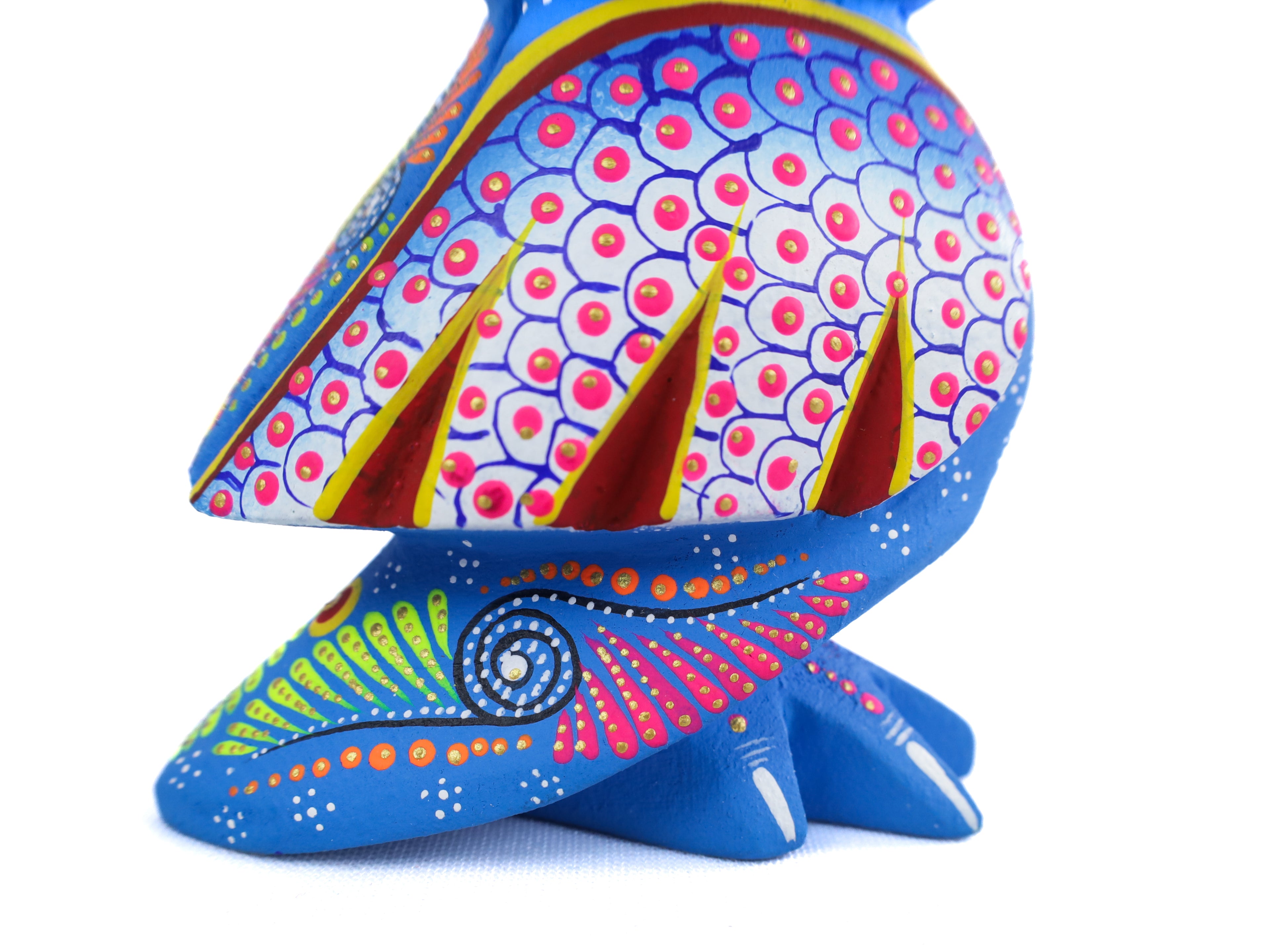 Owl Alebrije | Oaxacan Hand-Painted Copal Wood Carving | Magia Mexica