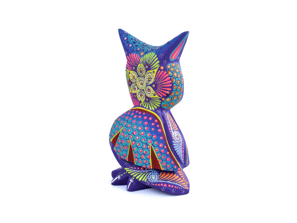 Owl Alebrije | Oaxacan Hand-Painted Copal Wood Carving | Magia Mexica