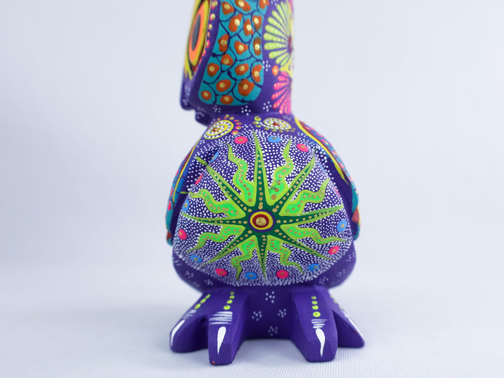 Owl Alebrije | Oaxacan Hand-Painted Copal Wood Carving | Magia Mexica