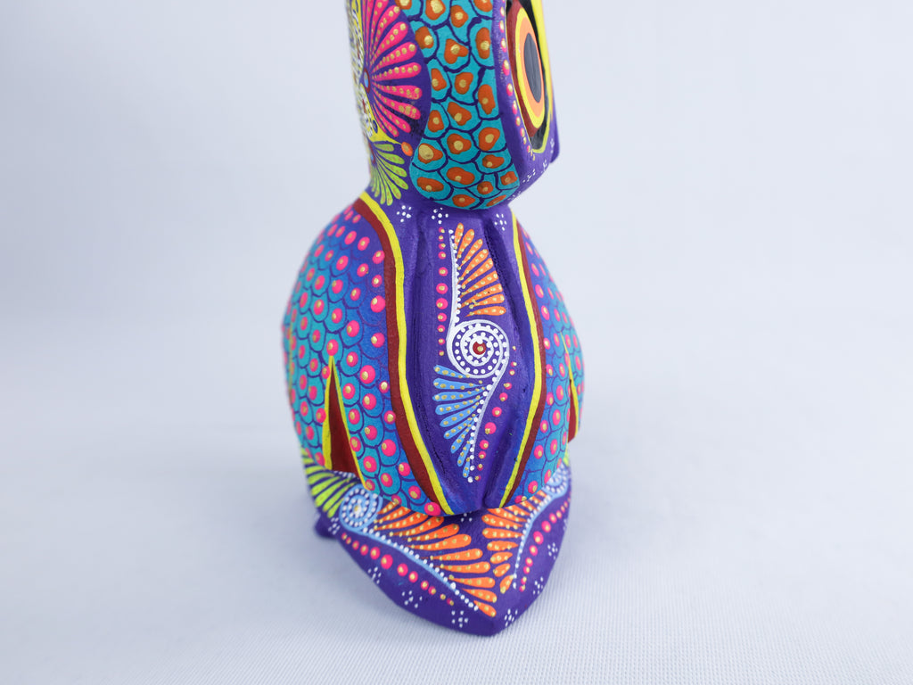 Owl Alebrije | Oaxacan Hand-Painted Copal Wood Carving | Magia Mexica