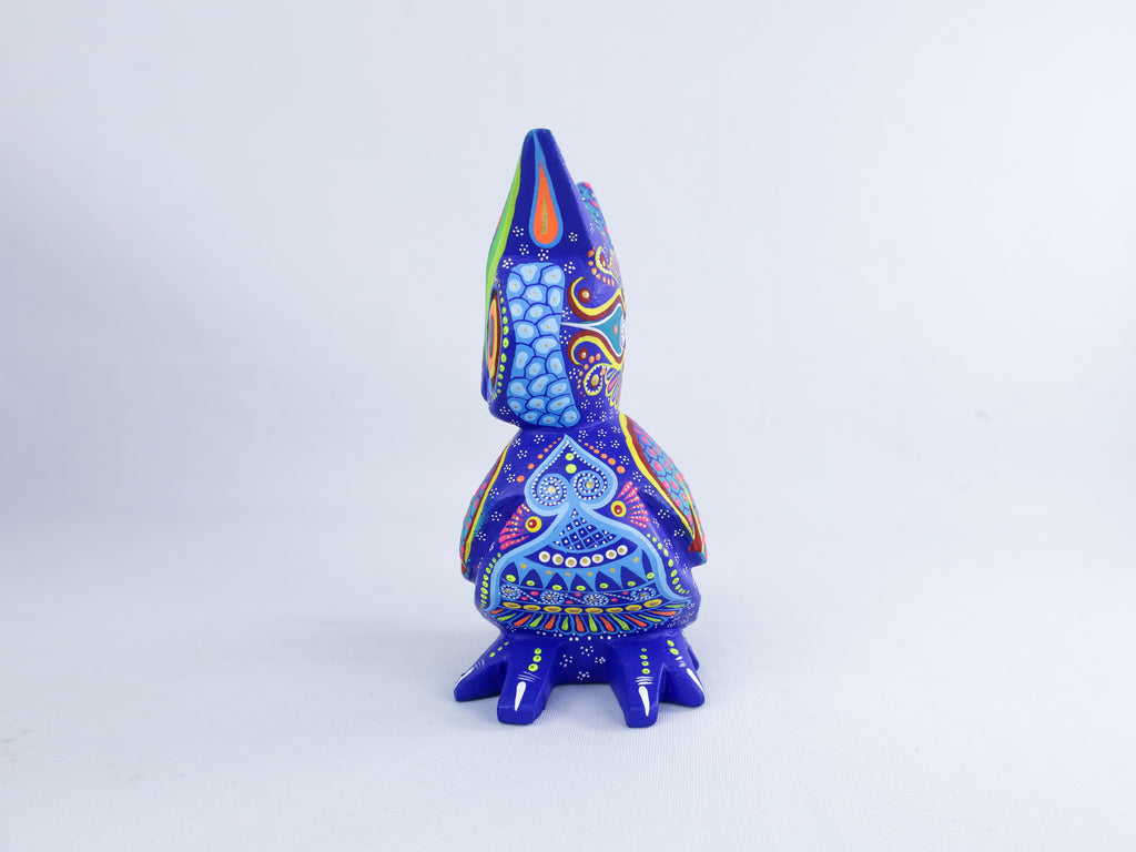 Owl Alebrije | Oaxacan Hand-Painted Copal Wood Carving | Magia Mexica