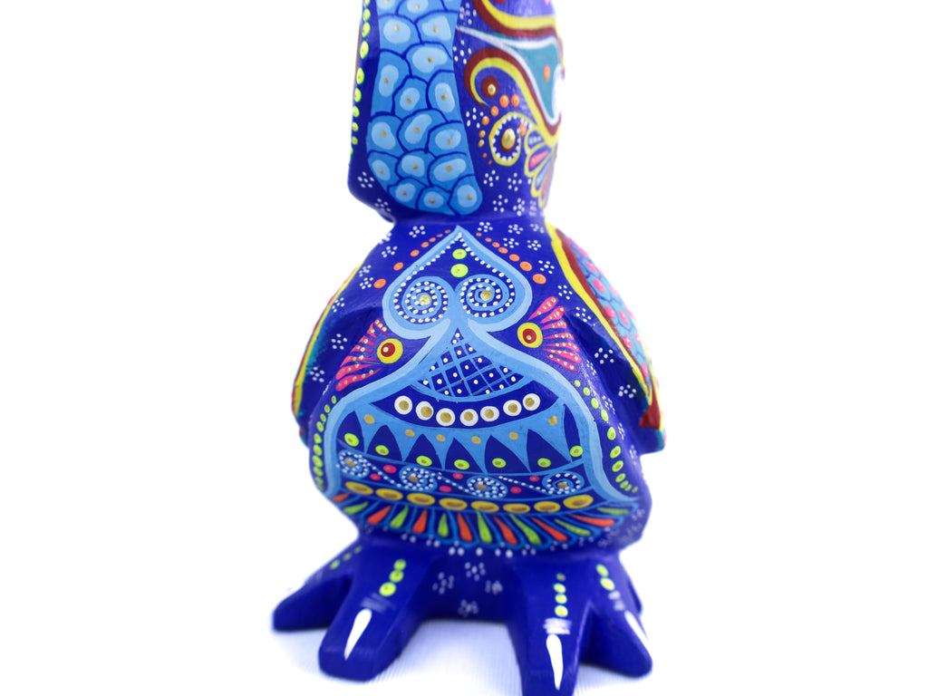 Owl Alebrije | Oaxacan Hand-Painted Copal Wood Carving | Magia Mexica