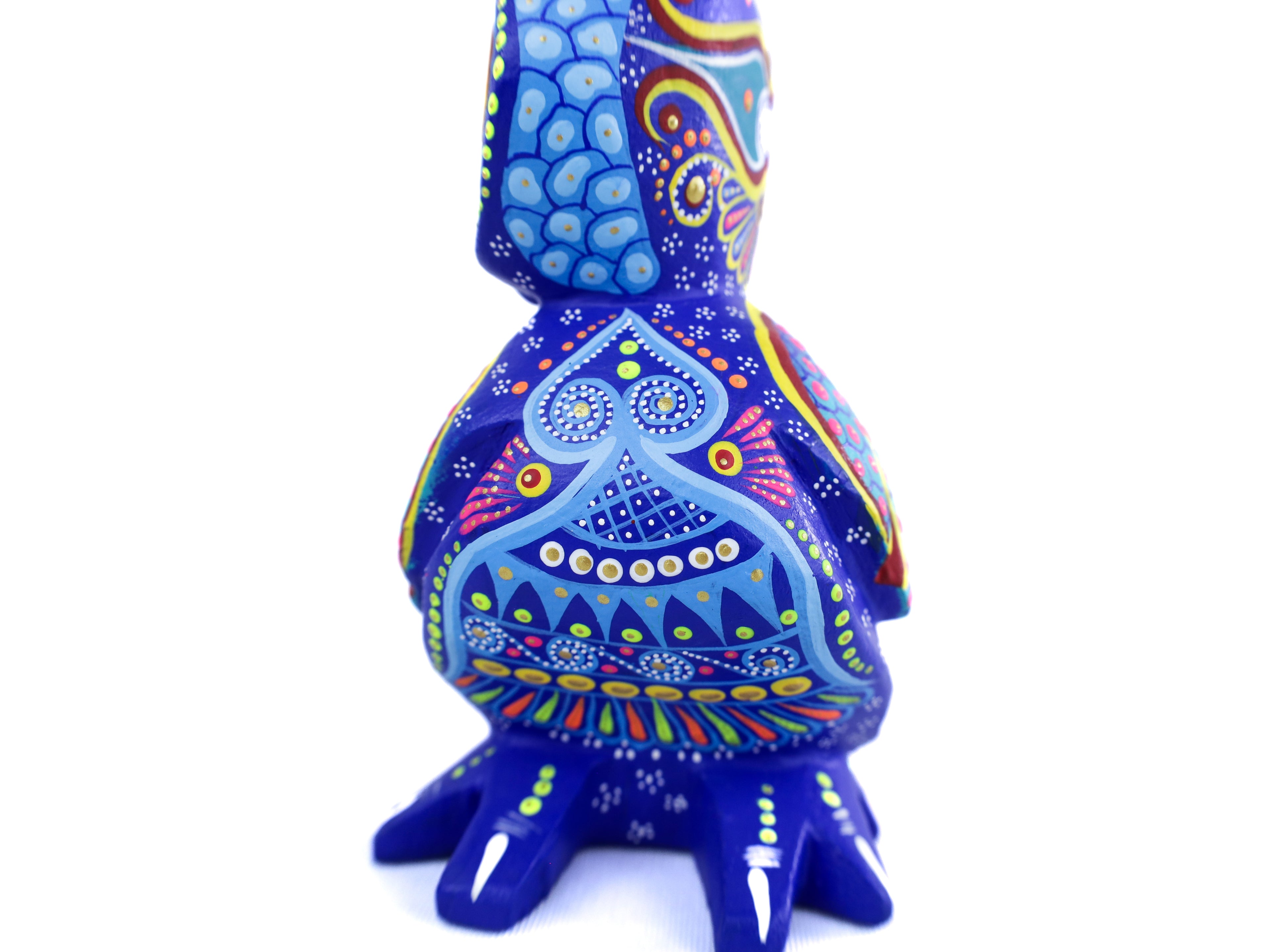 Owl Alebrije | Oaxacan Hand-Painted Copal Wood Carving | Magia Mexica