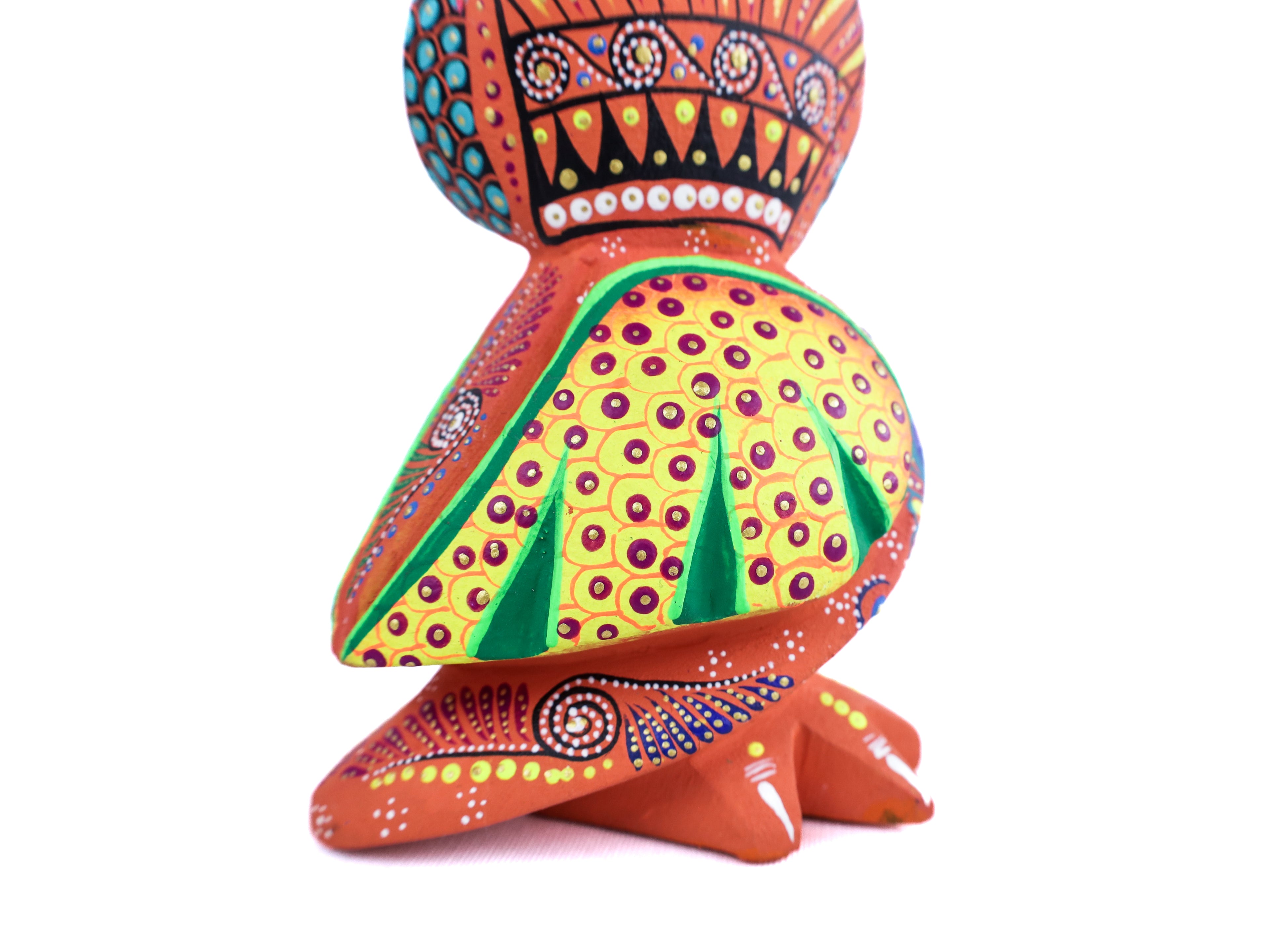 Owl Alebrije | Oaxacan Hand-Painted Copal Wood Carving | Magia Mexica