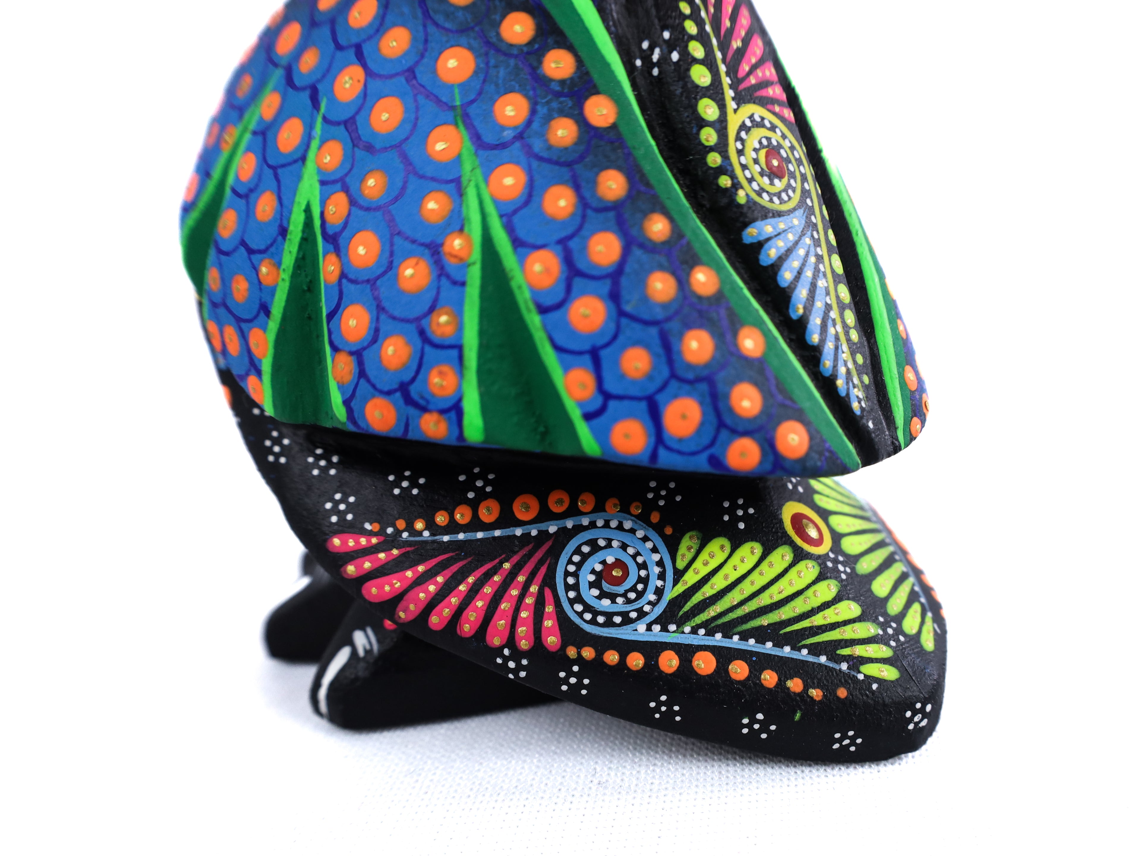 Owl Alebrije | Oaxacan Hand-Painted Copal Wood Carving | Magia Mexica