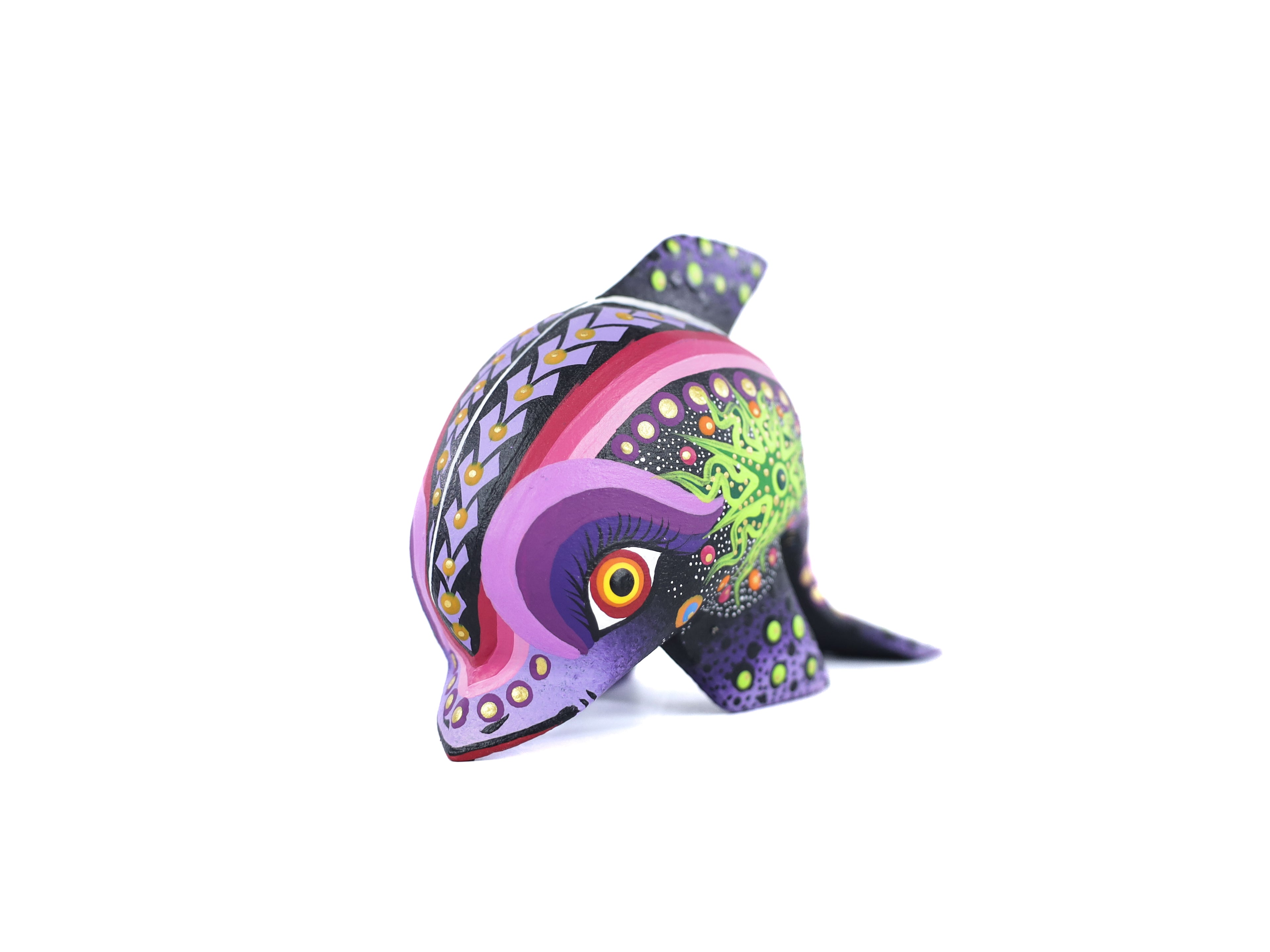 Whale Alebrije | Oaxacan Hand-Painted Copal Wood Carving | Magia Mexica