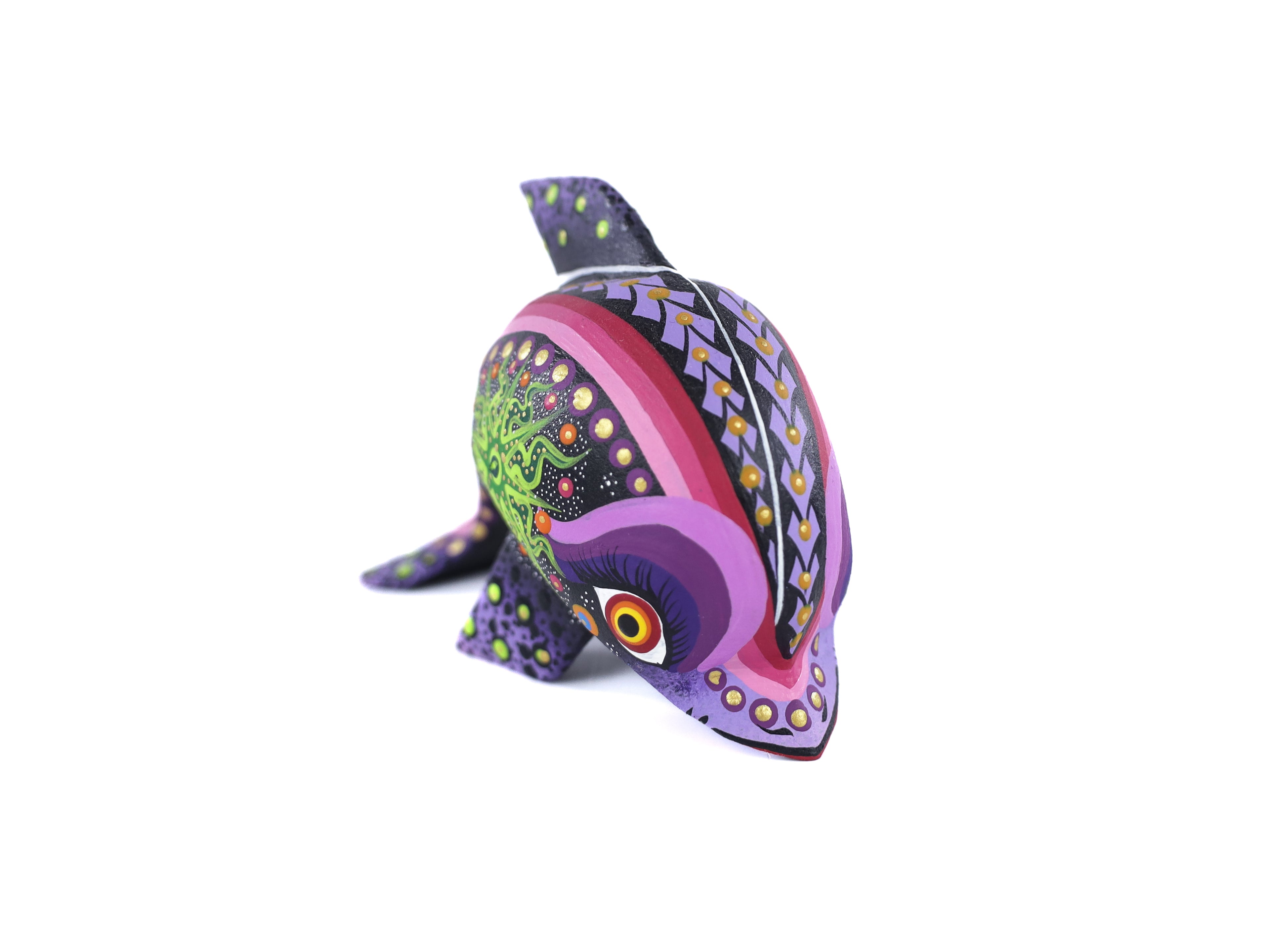 Whale Alebrije | Oaxacan Hand-Painted Copal Wood Carving | Magia Mexica