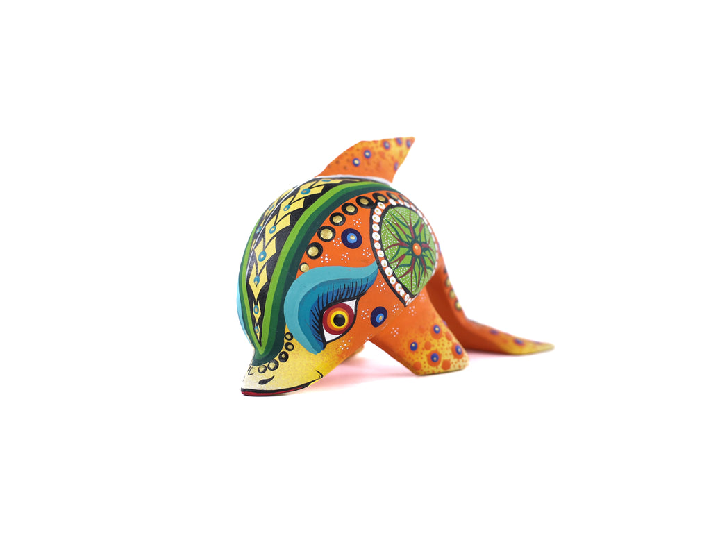 Whale Alebrije | Oaxacan Hand-Painted Copal Wood Carving | Magia Mexica