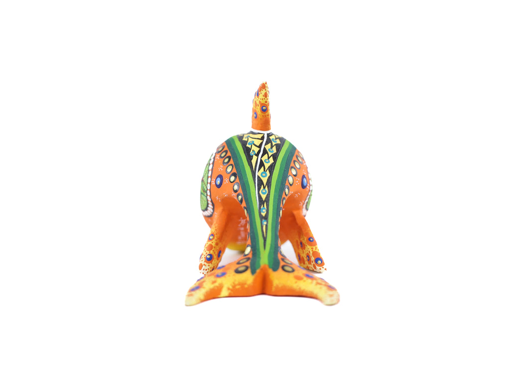 Whale Alebrije | Oaxacan Hand-Painted Copal Wood Carving | Magia Mexica