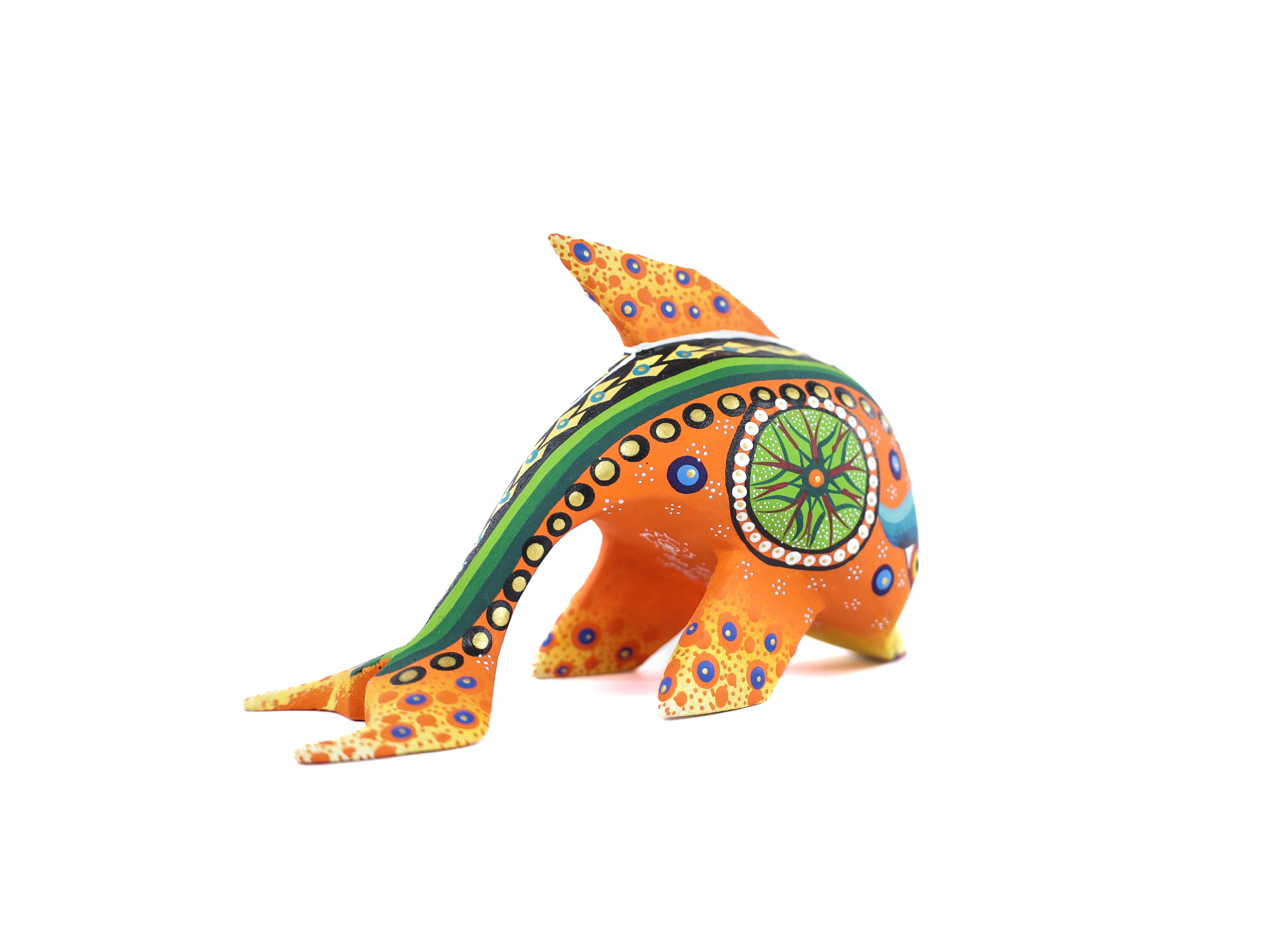 Whale Alebrije | Oaxacan Hand-Painted Copal Wood Carving | Magia Mexica