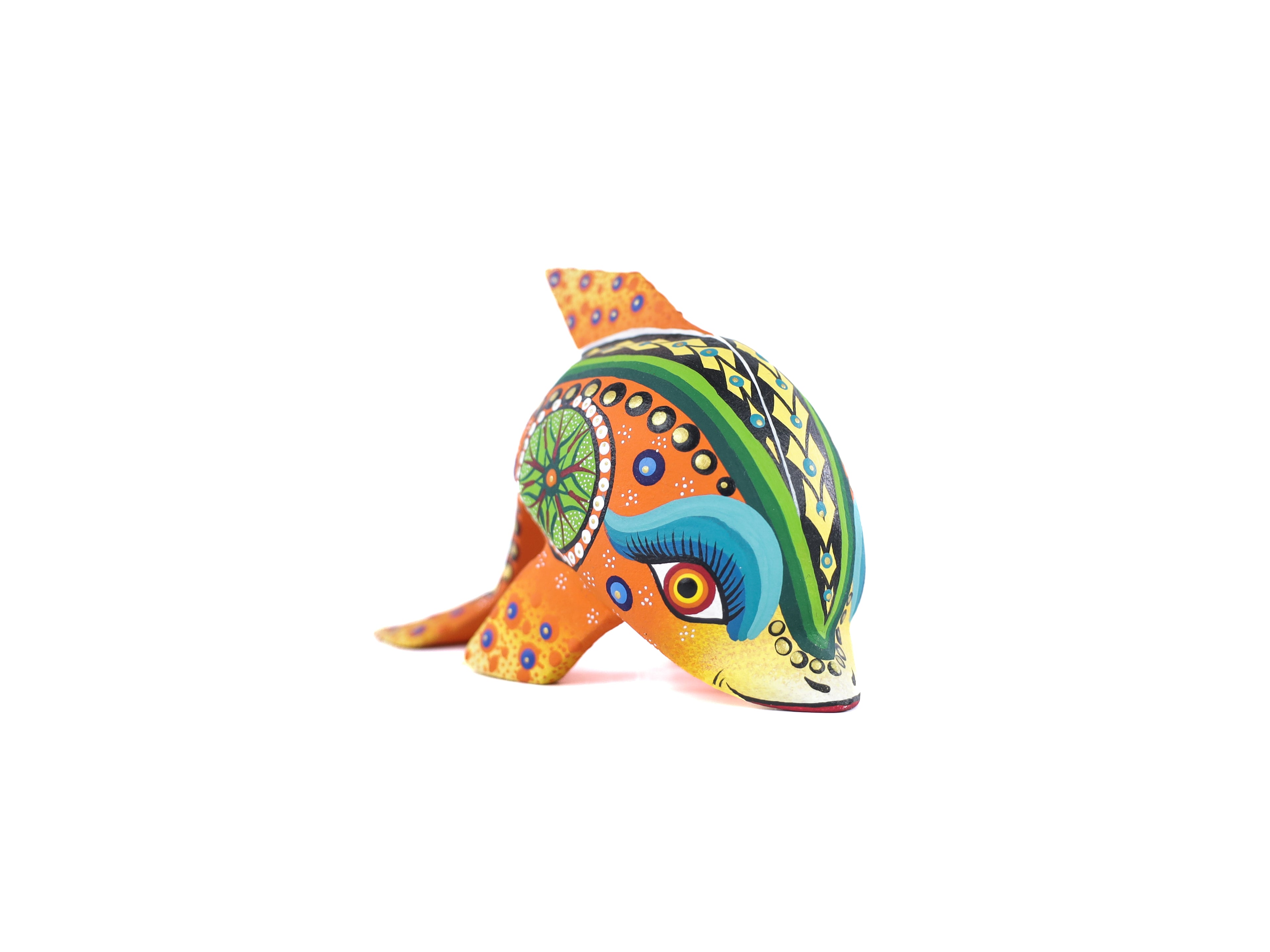 Whale Alebrije | Oaxacan Hand-Painted Copal Wood Carving | Magia Mexica
