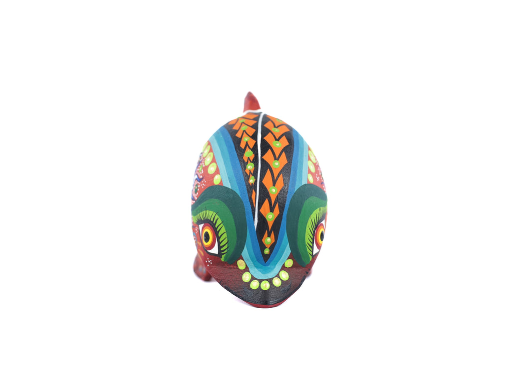 Whale Alebrije | Oaxacan Hand-Painted Copal Wood Carving | Magia Mexica