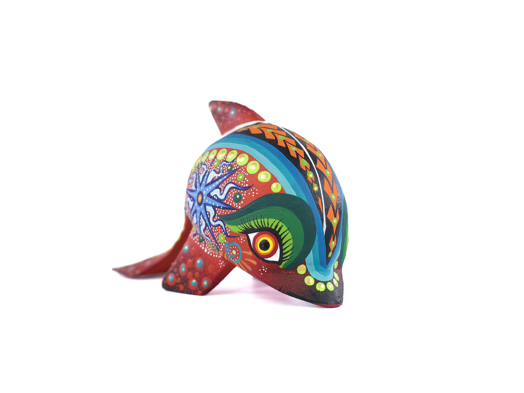 Whale Alebrije | Oaxacan Hand-Painted Copal Wood Carving | Magia Mexica