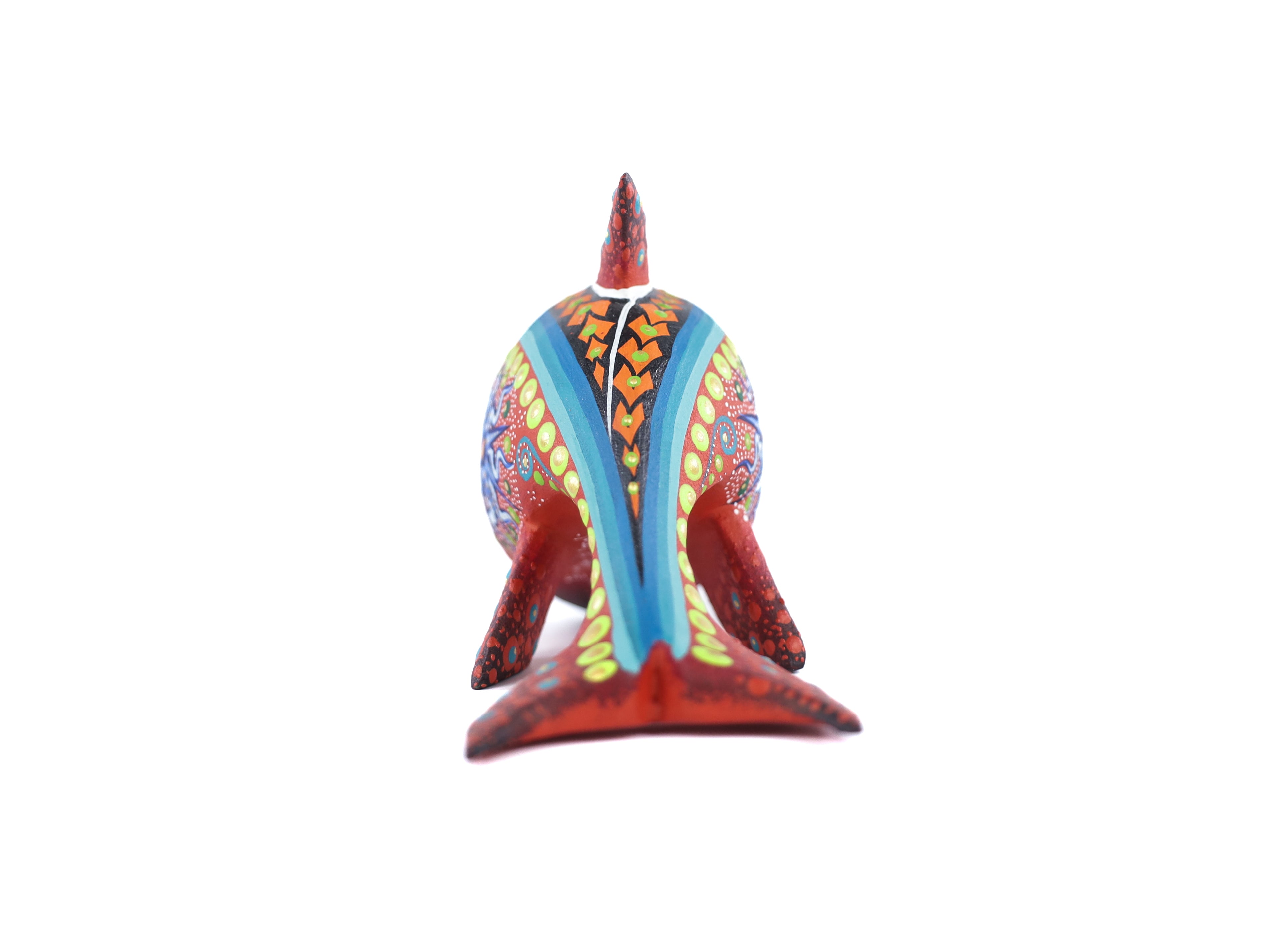 Whale Alebrije | Oaxacan Hand-Painted Copal Wood Carving | Magia Mexica