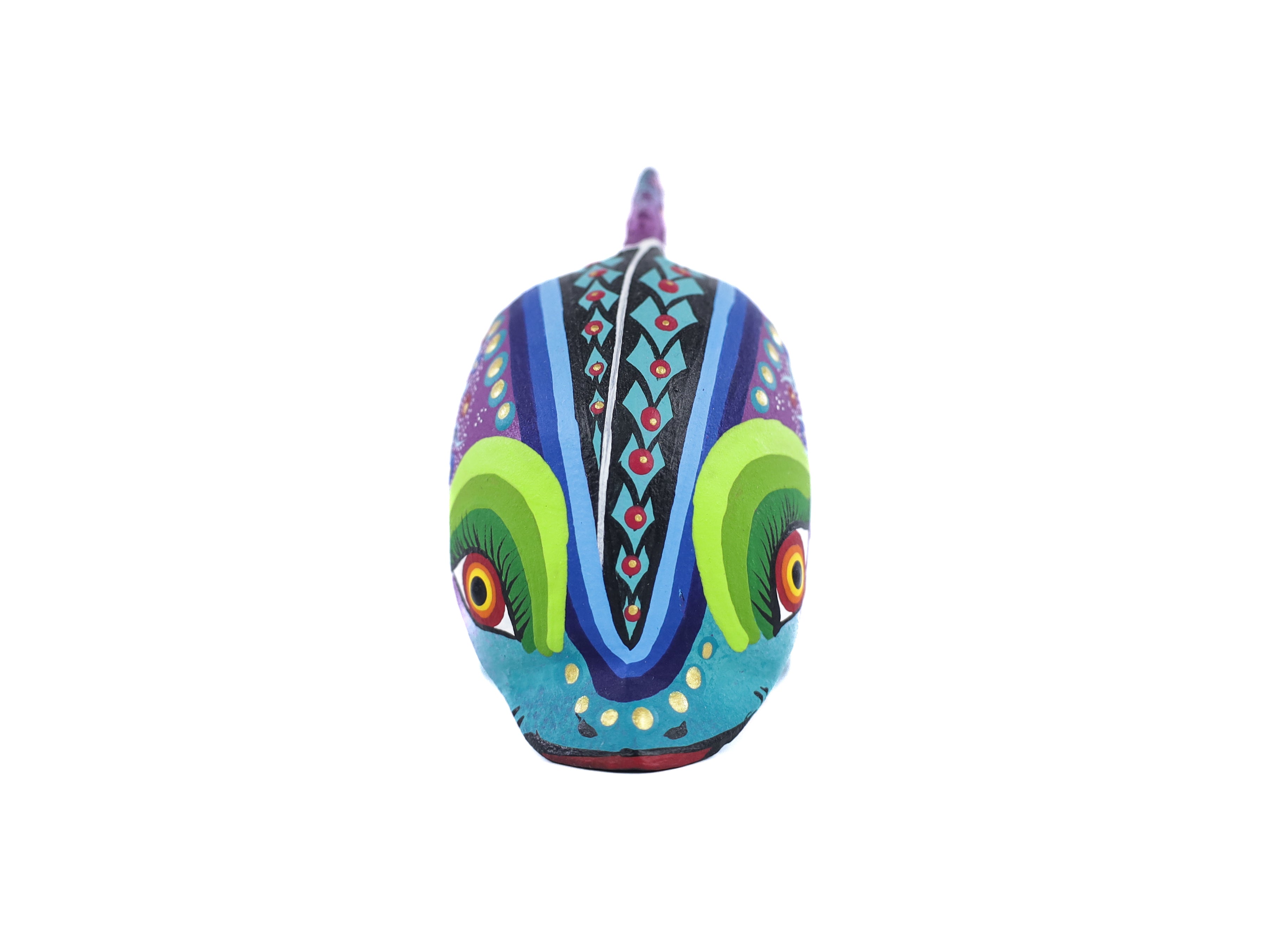 Whale Alebrije | Oaxacan Hand-Painted Copal Wood Carving | Magia Mexica