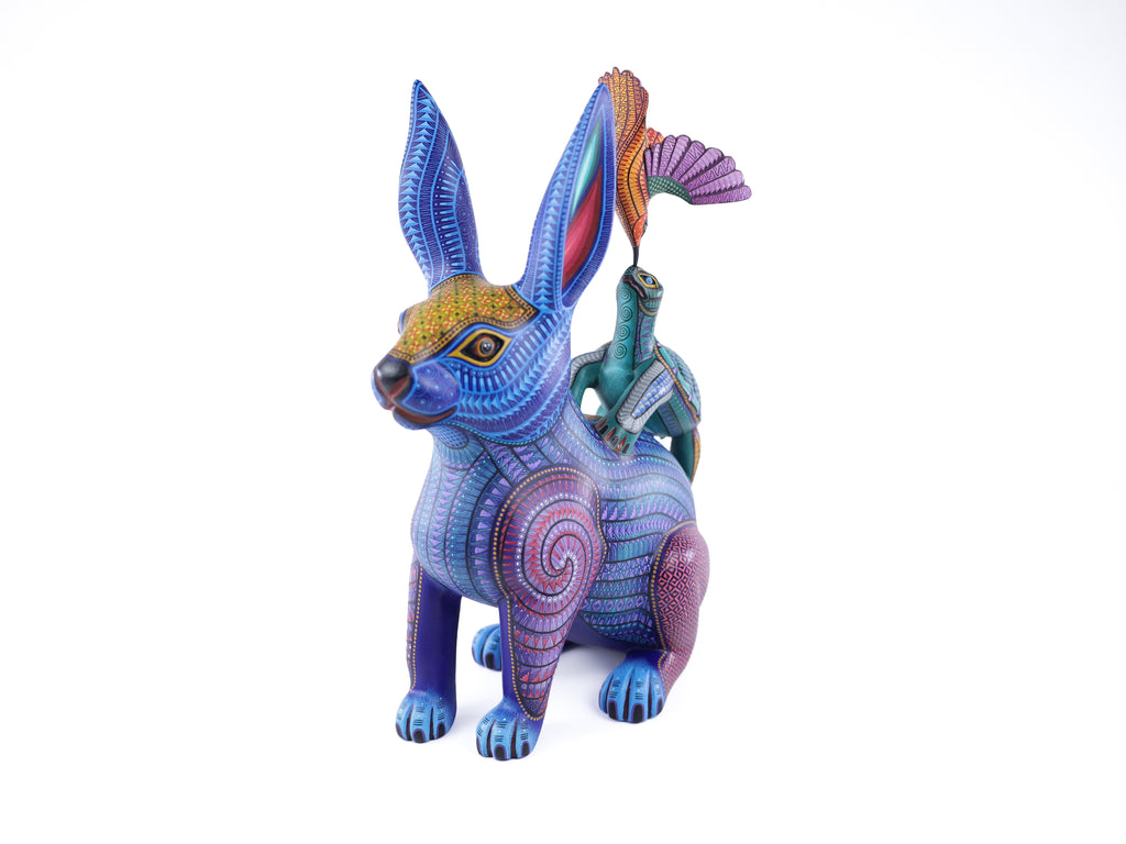Animal Tribe Alebrije | Oaxacan Hand-Painted Copal Wood Carving | Magia Mexica