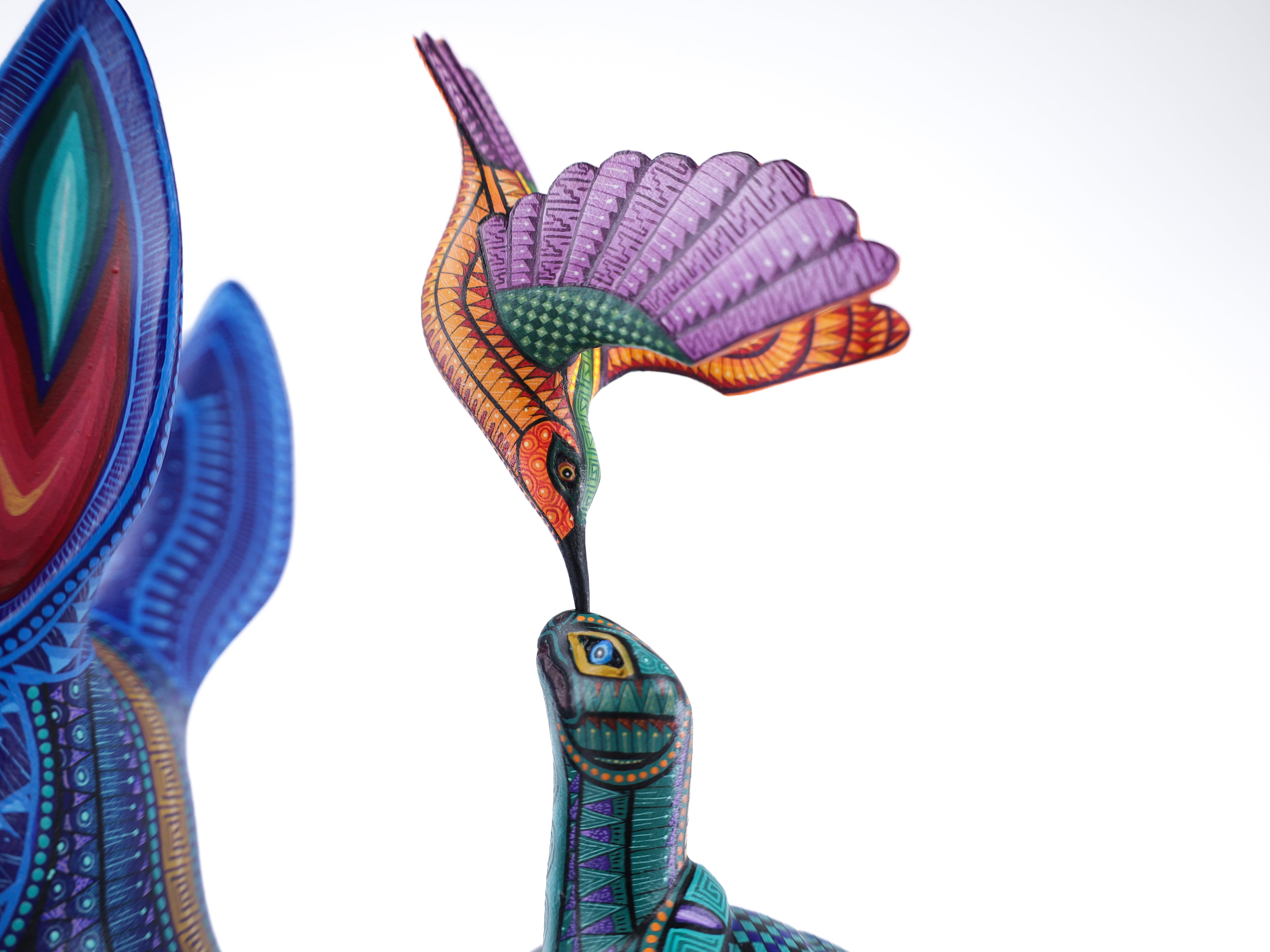 Animal Tribe Alebrije | Oaxacan Hand-Painted Copal Wood Carving | Magia Mexica