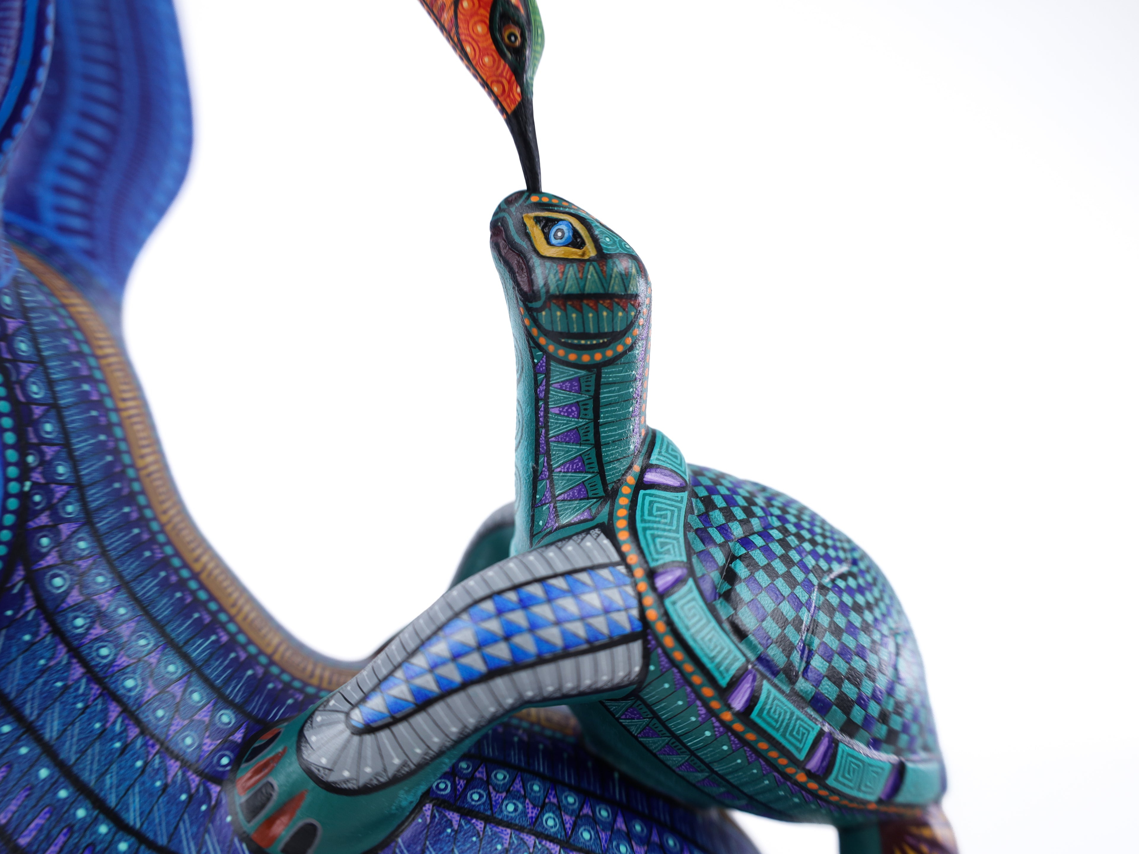 Animal Tribe Alebrije | Oaxacan Hand-Painted Copal Wood Carving | Magia Mexica