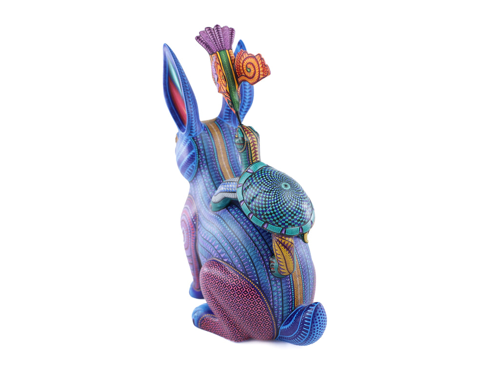Animal Tribe Alebrije | Oaxacan Hand-Painted Copal Wood Carving | Magia Mexica