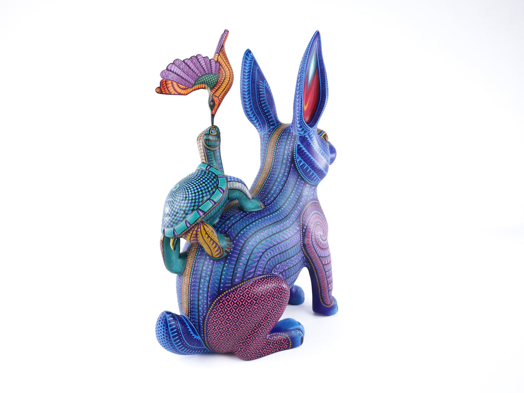 Animal Tribe Alebrije | Oaxacan Hand-Painted Copal Wood Carving | Magia Mexica