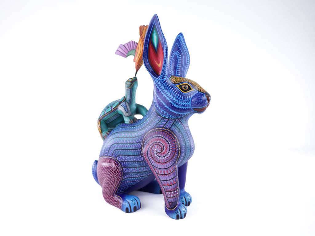 Animal Tribe Alebrije | Oaxacan Hand-Painted Copal Wood Carving | Magia Mexica