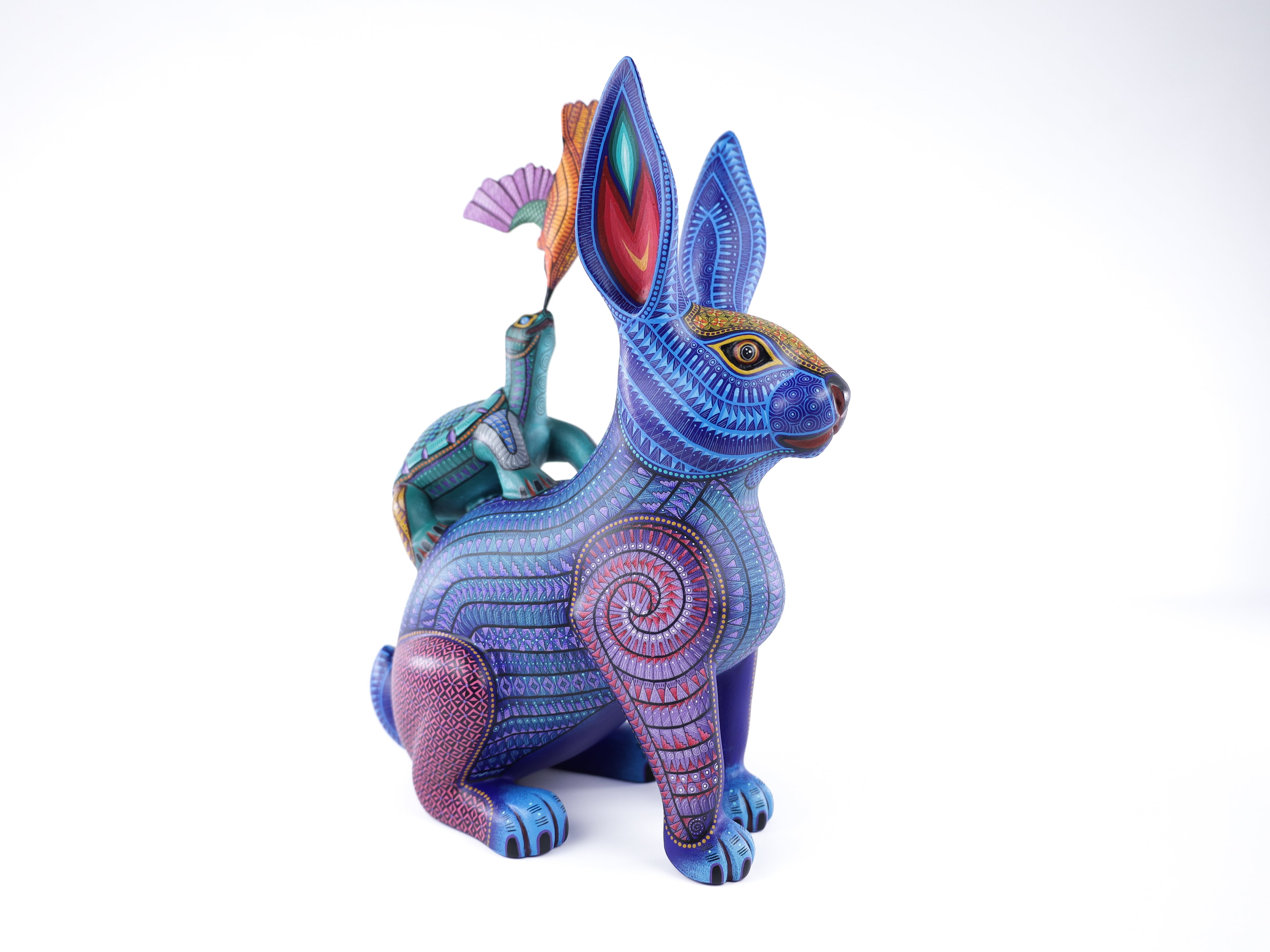Animal Tribe Alebrije | Oaxacan Hand-Painted Copal Wood Carving | Magia Mexica