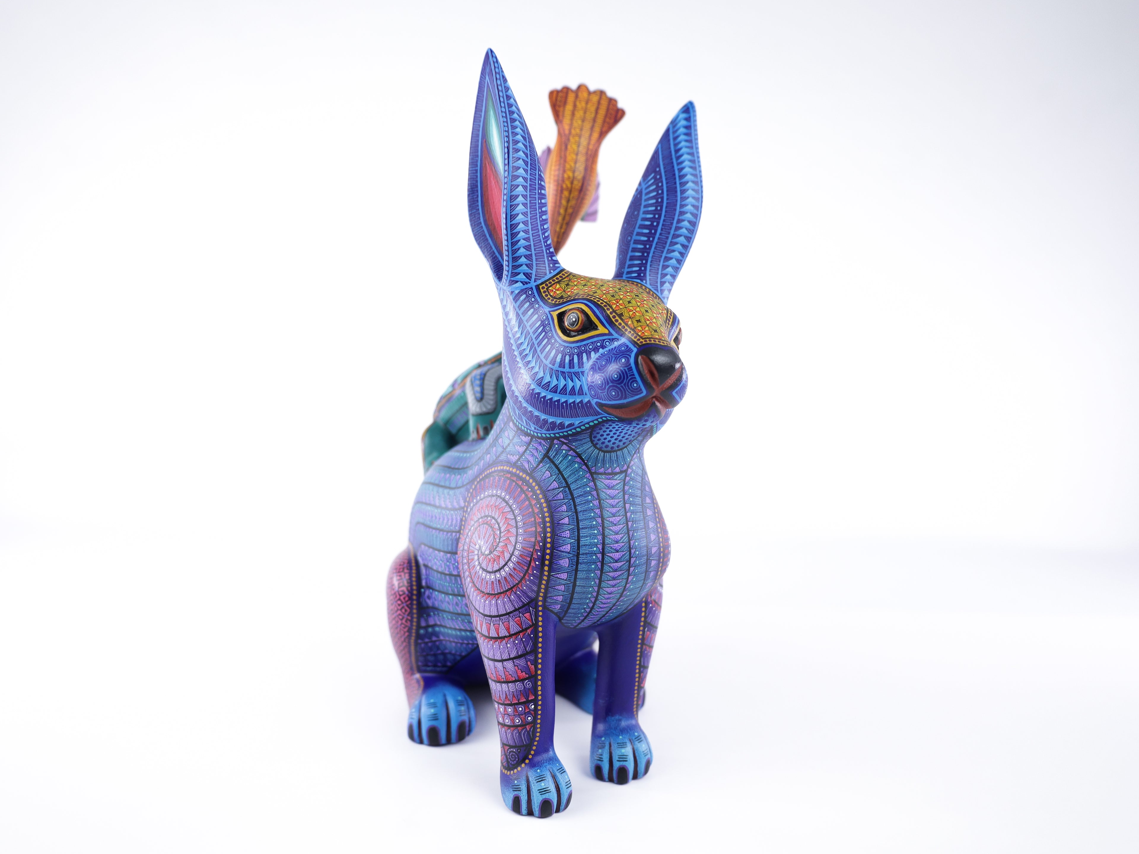 Animal Tribe Alebrije | Oaxacan Hand-Painted Copal Wood Carving | Magia Mexica